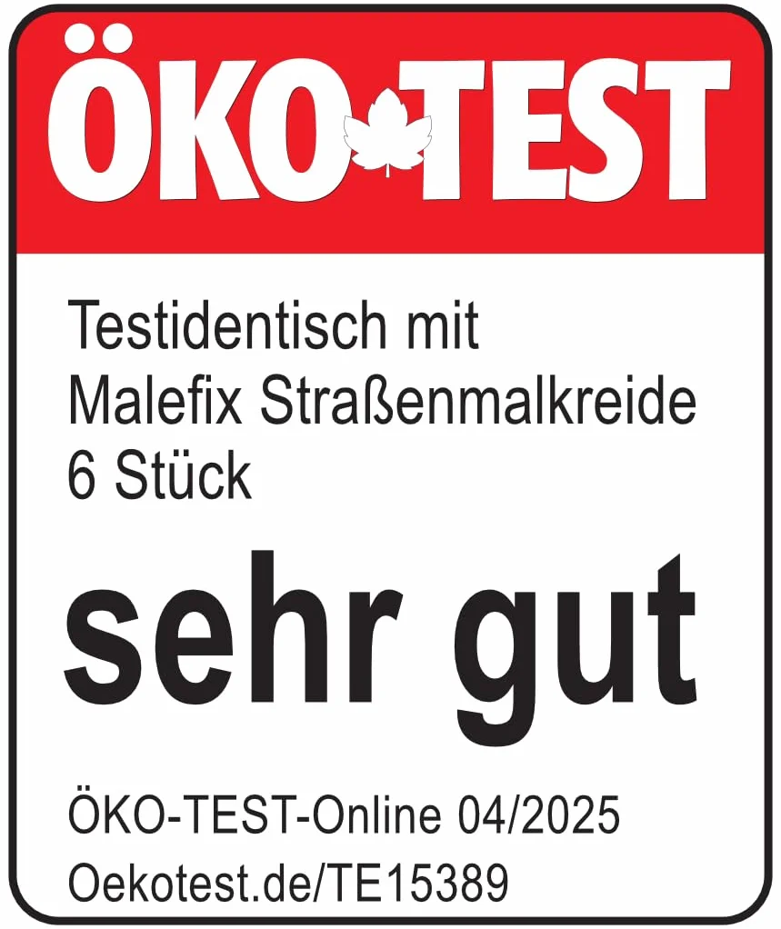 PUSTEFIX MALEFIX kreda uliczna 12 szt. rozpuszczalna w wodzie świecąca