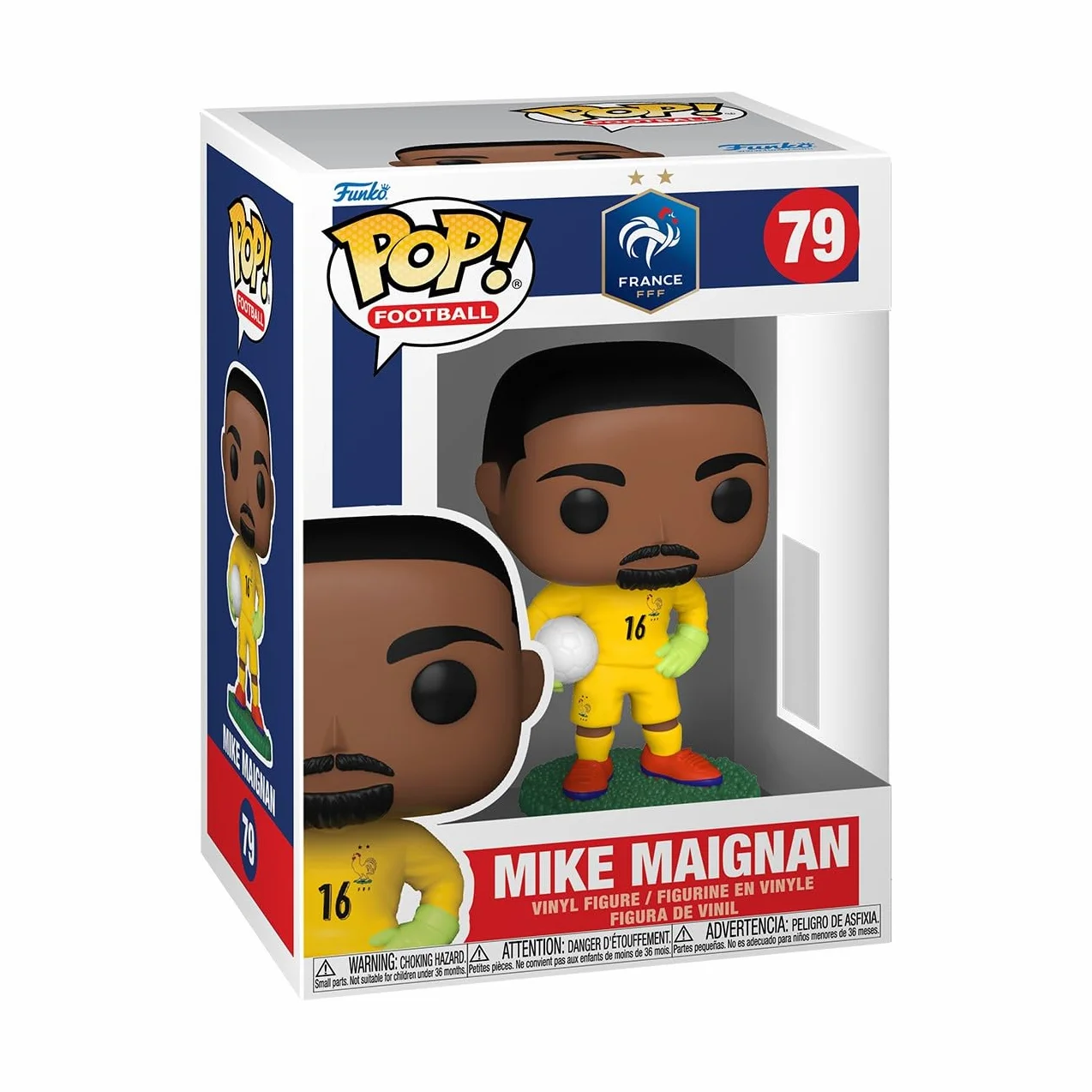 Funko POP! Futbol nożny: Francja - Mike Maignan - kolekcjonerska figurka winylowa - pomysł na prezent - Oficjalny produkt - Zabawki dla dzieci i dorosłych - Model figurowy dla kolekcjonerów i wystawy