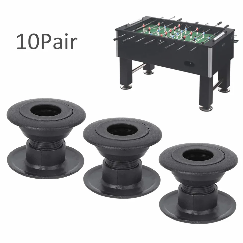 10 par Piłkarzyki, 5529 łożysko do Piłkarzyków 15.8mm Viavito stół do Piłkarzyków Gra w piłkę Części łożyska do Piłkarzyków, ze stalą