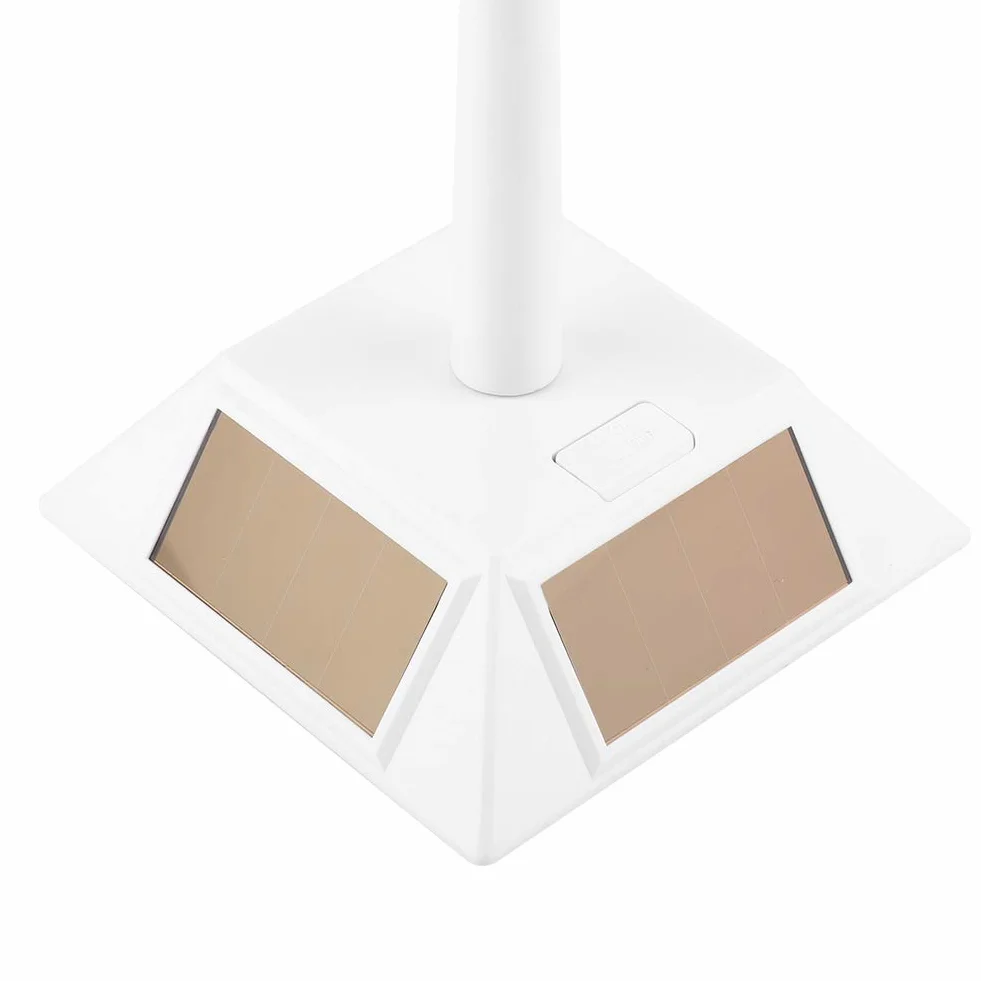 ABS zasilany energią słoneczną wiatrak Model zabawka pulpit biurowy wiatrak Craft Kids Children Science Education Learning Toy White