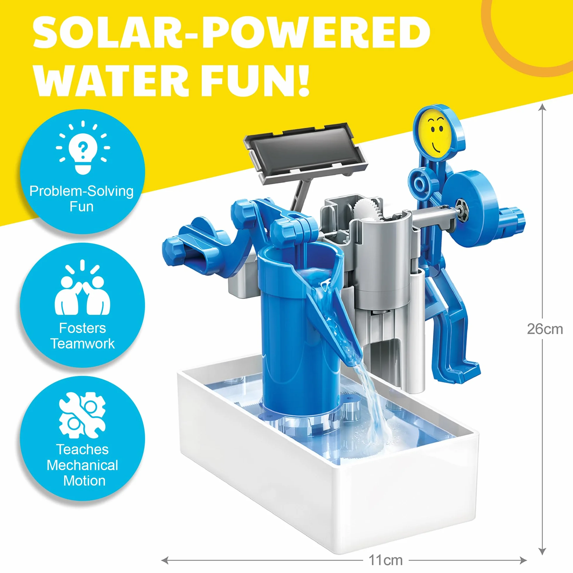 4M 403425 Green Hybrid Solar Power Water Pump Science Kit