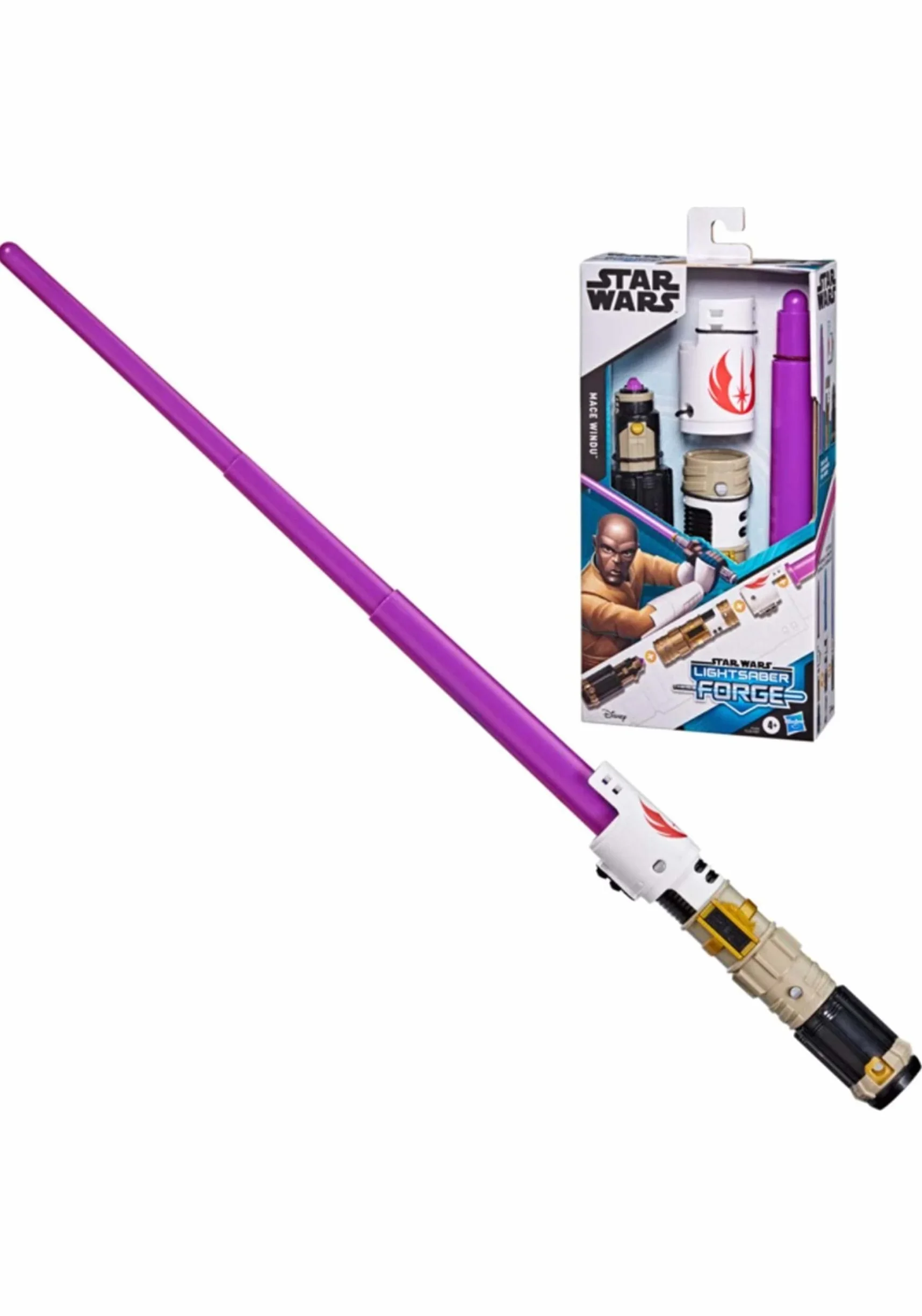 Hasbro F1164, Star Wars Forge Mace Windu, anpassbares Rollenspielspielzeug für Kinder ab 5