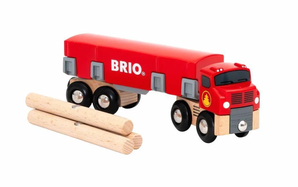Holztransporter mit Magnetladung