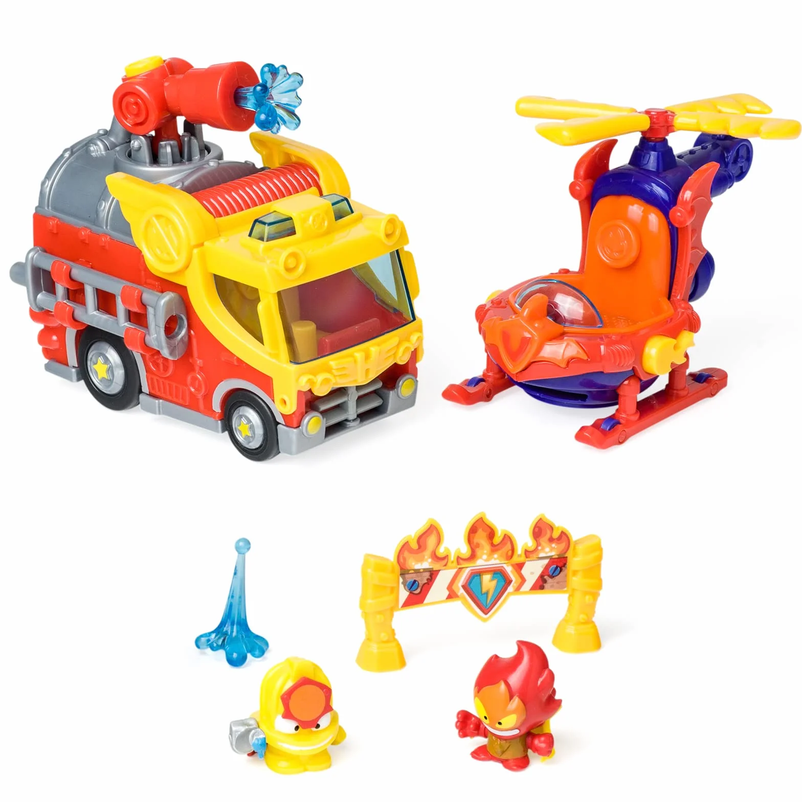 SUPERTHINGS RIVALS OF KABOOM SuperZings - Seria 5 - Blister Mission Fire Strike (PSZSB216IN50), zawiera 2 figurki i 2 pojazdy