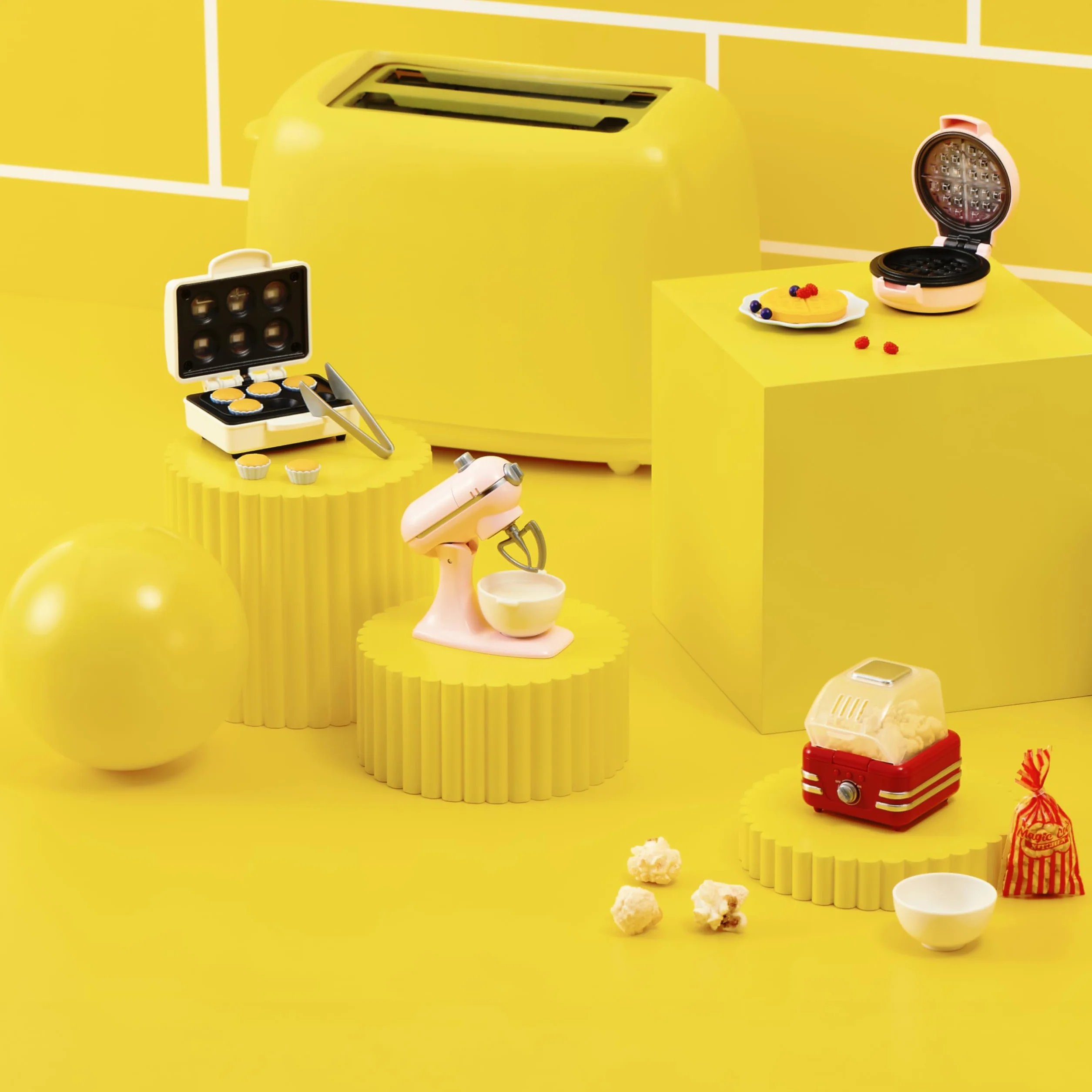 MINI BRANDS Magiczna seria kucharska 1 maszyna do gotowania - kostka