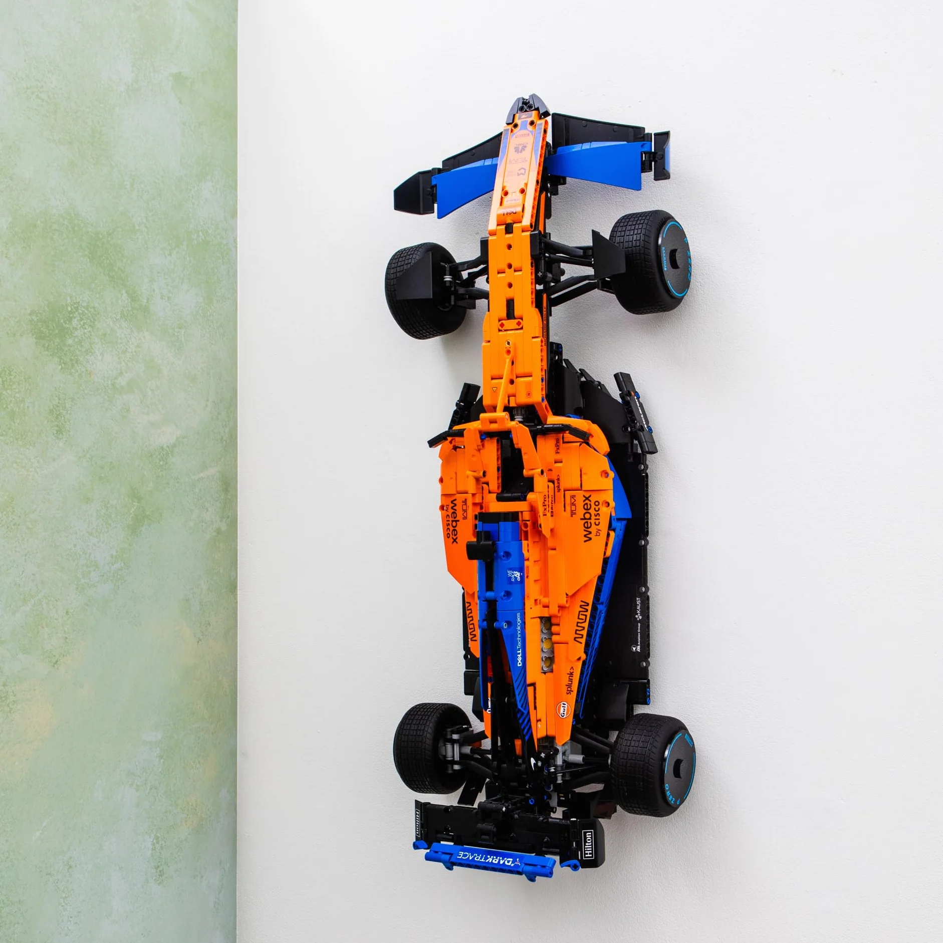 Hak ścienny do Lego 42141 Technic McLaren Formula 1 2022 Replika zestawu do budowy modelu samochodu wyścigowego - F1 Motor Sport zestaw