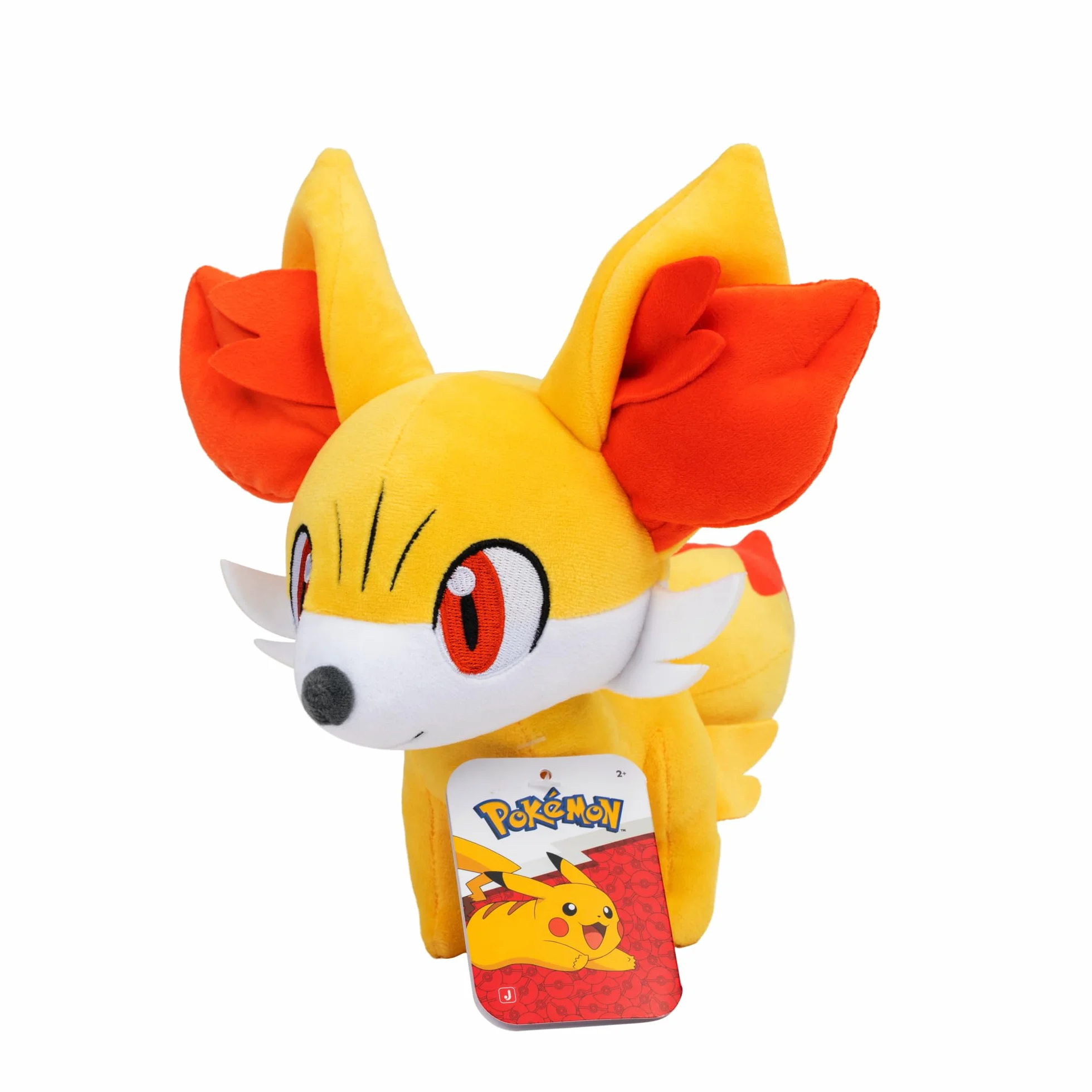 Pokémon Plush 20 cm PKW4587 Fennekin - Yellow/Orange - Official Pokemon stuffed collectible toy for children 2+