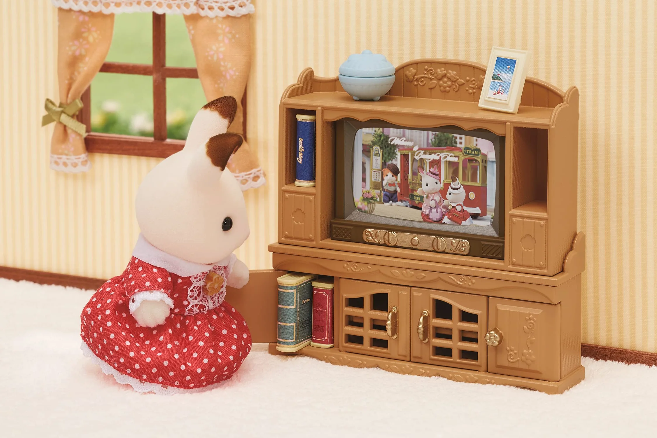 Sylvanian Families Wiejski Salon Zestaw do Zabawy, Wielokolorowy, od 3 lat