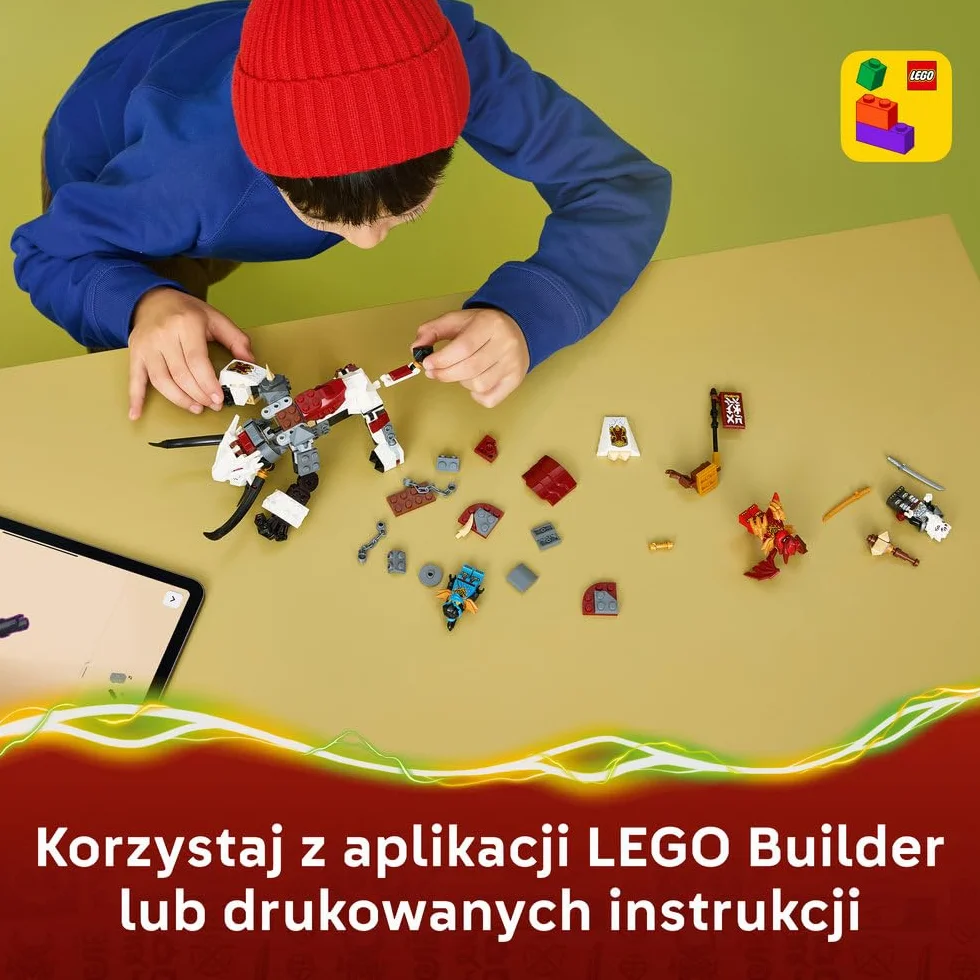 LEGO NINJAGO Zilvar i smocza bestia Grimtak, zabawka konstrukcyjna, klocki dla chłopca lub dziewczynki, zestaw z figurką smoka i minifigurkami, pomysł na prezent dla dziecka od 7 lat 71863