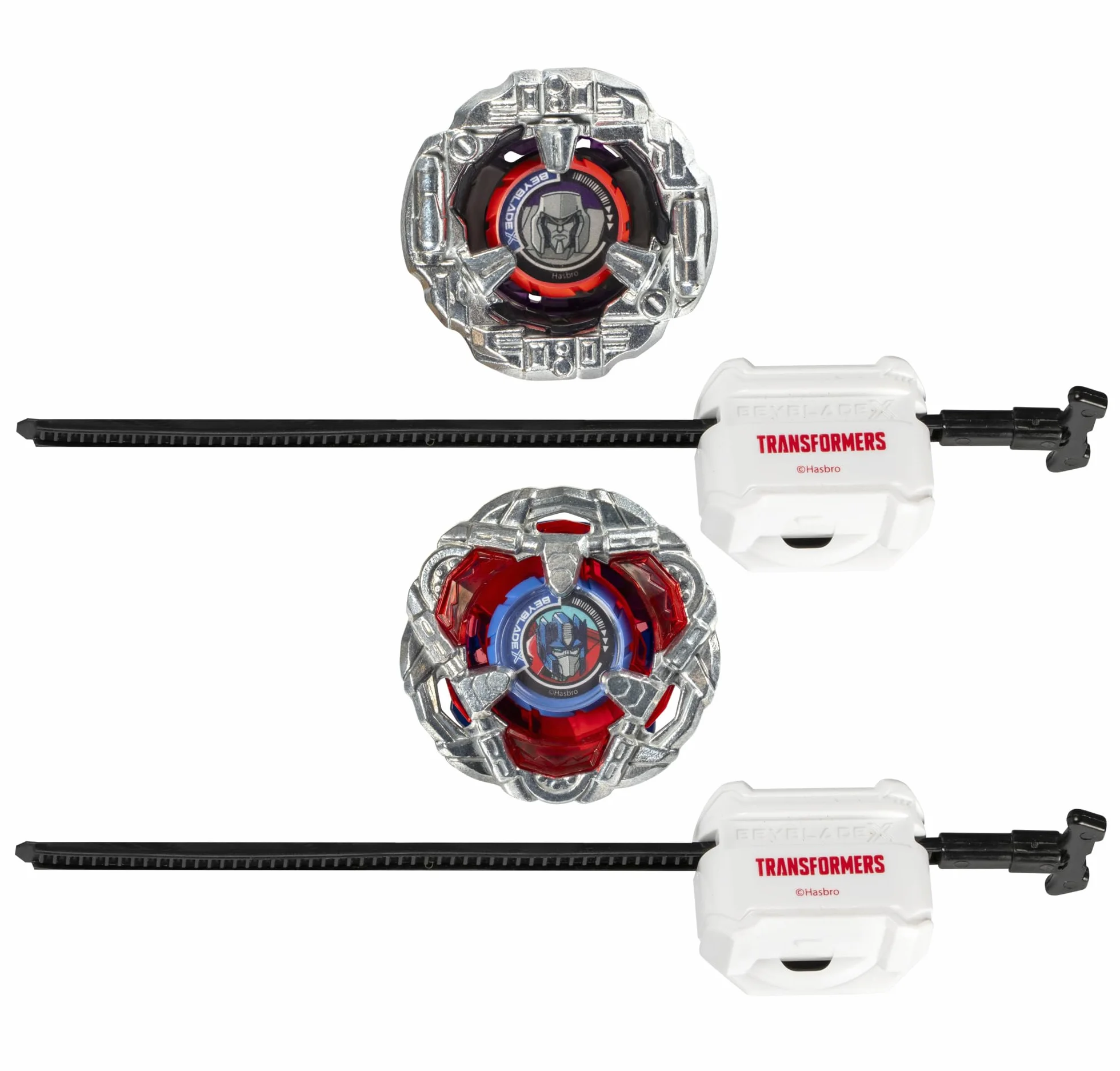 Wielopak Beyblade X Transformers Collab Optimus Prime 4-60P kontra Megatron 4-80B