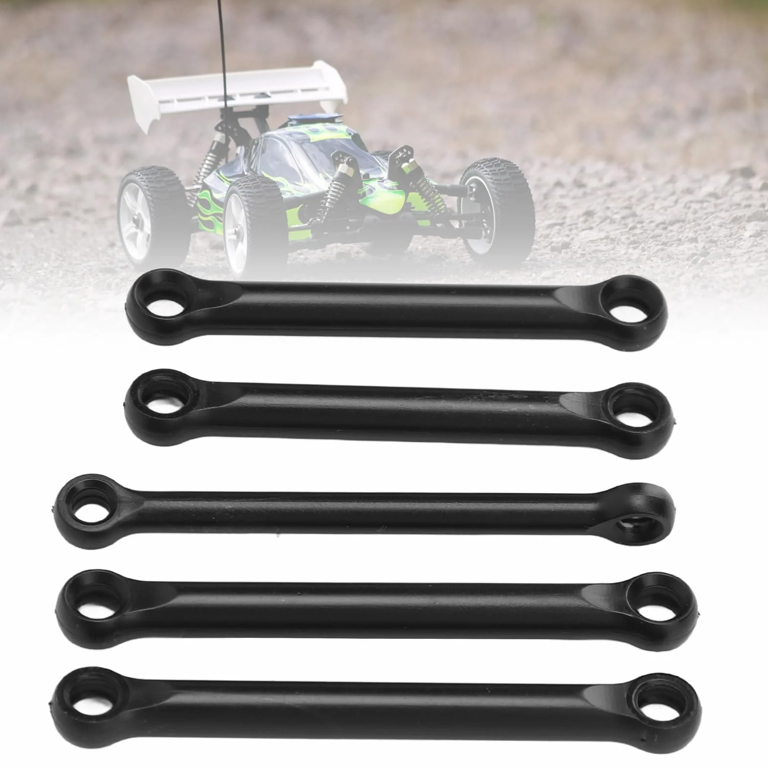 Drążek ściągający samochodu RC, plastikowy drążek ściągający samochodu RC, drążek ściągający do samochodu RC 1/12, drążek kierowniczy do samochodu zdalnie sterowanego 124008,