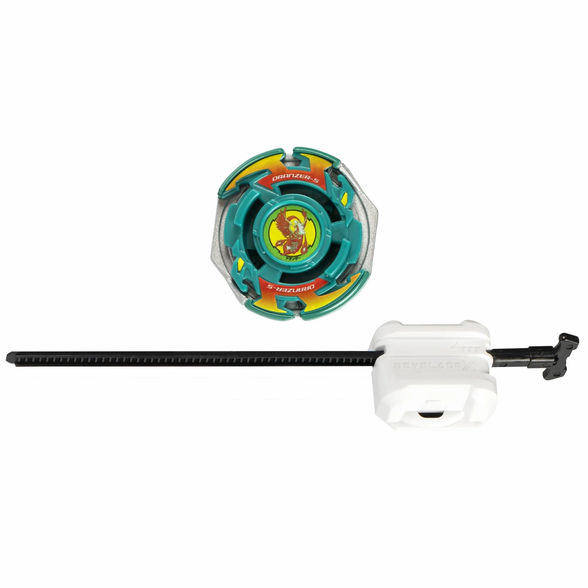 Beyblade X Dranzer Spiral 3-80T Anniversary X-Over, bączek i wyrzutnia
