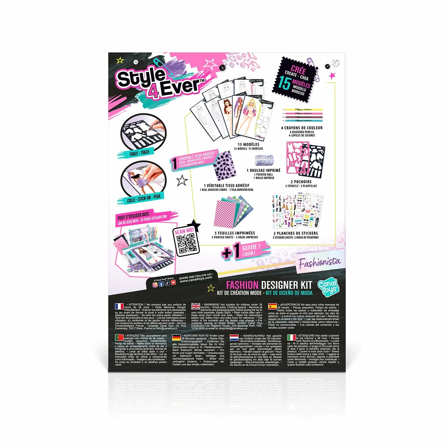 Canal Toys - Styl dla każdego projektanta-zestaw mody 284-zabawki kanałowe, OFG 284