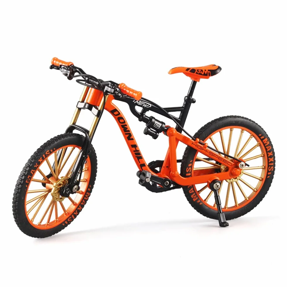 Jiahuade Model roweru, zabawka na palec, miniaturowy rower górski, rower górski, model BMX (N)