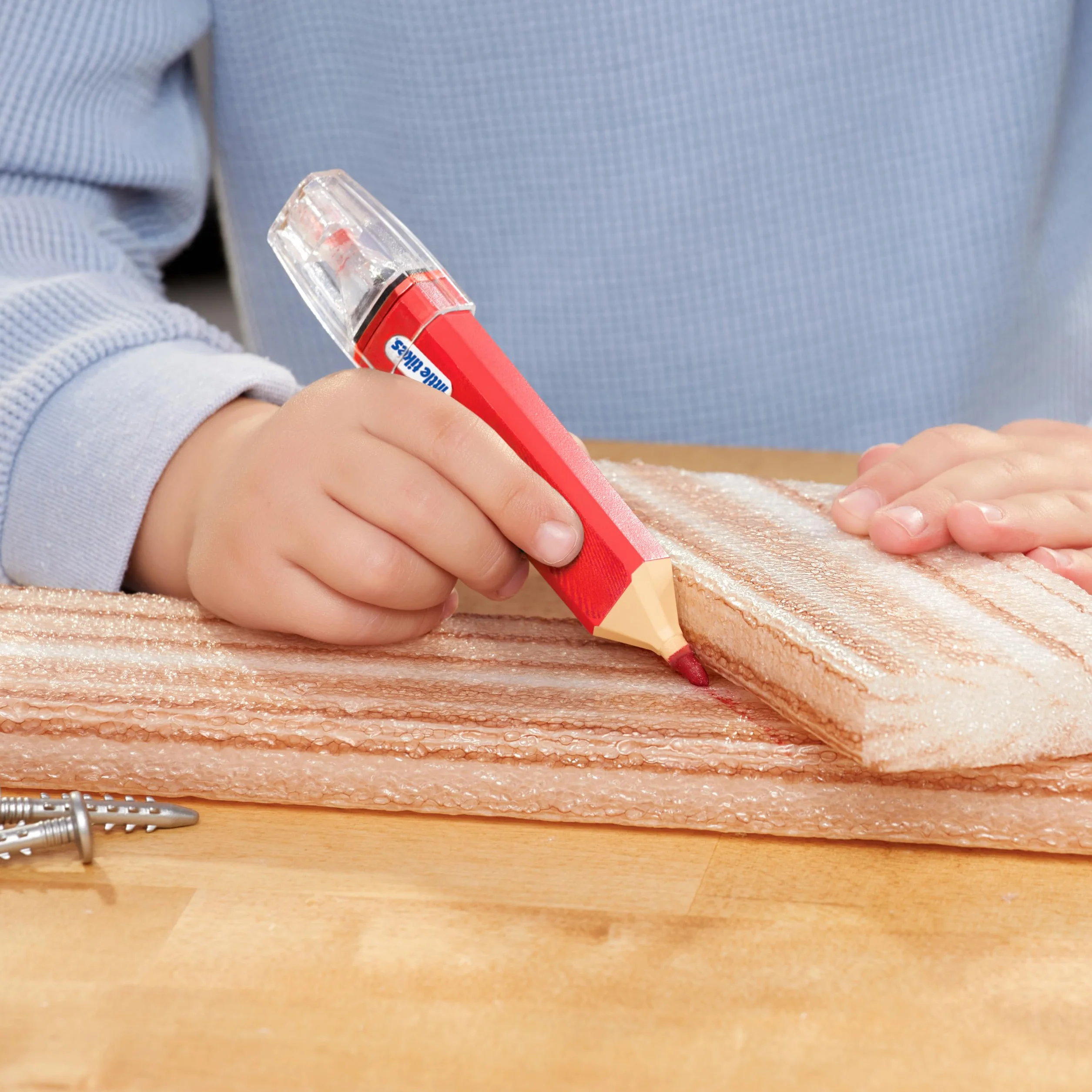 Little Tikes Creatieve Construction Power Cuts Set - Zestaw Zawiera 6 Akcesoriów do Zabawy w Majsterkowanie i Odgrywanie Ról. Dla Chłopców i Dziewczynek od 3. Roku Życia