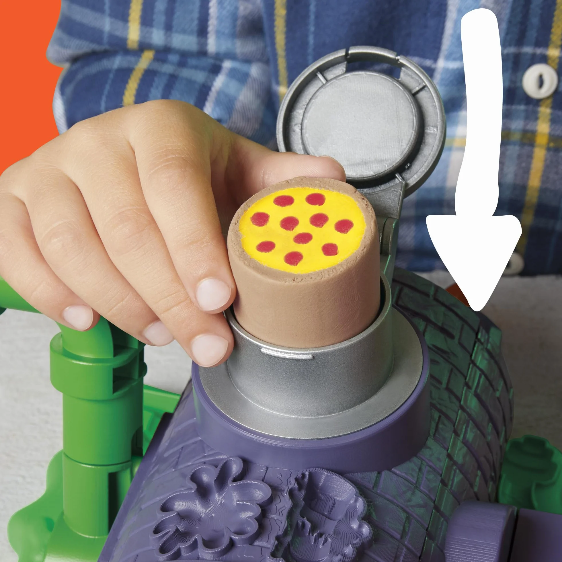 Zestaw do zabawy Play-Doh Wojownicze Żółwie Ninja Slice & Blast Pizza
