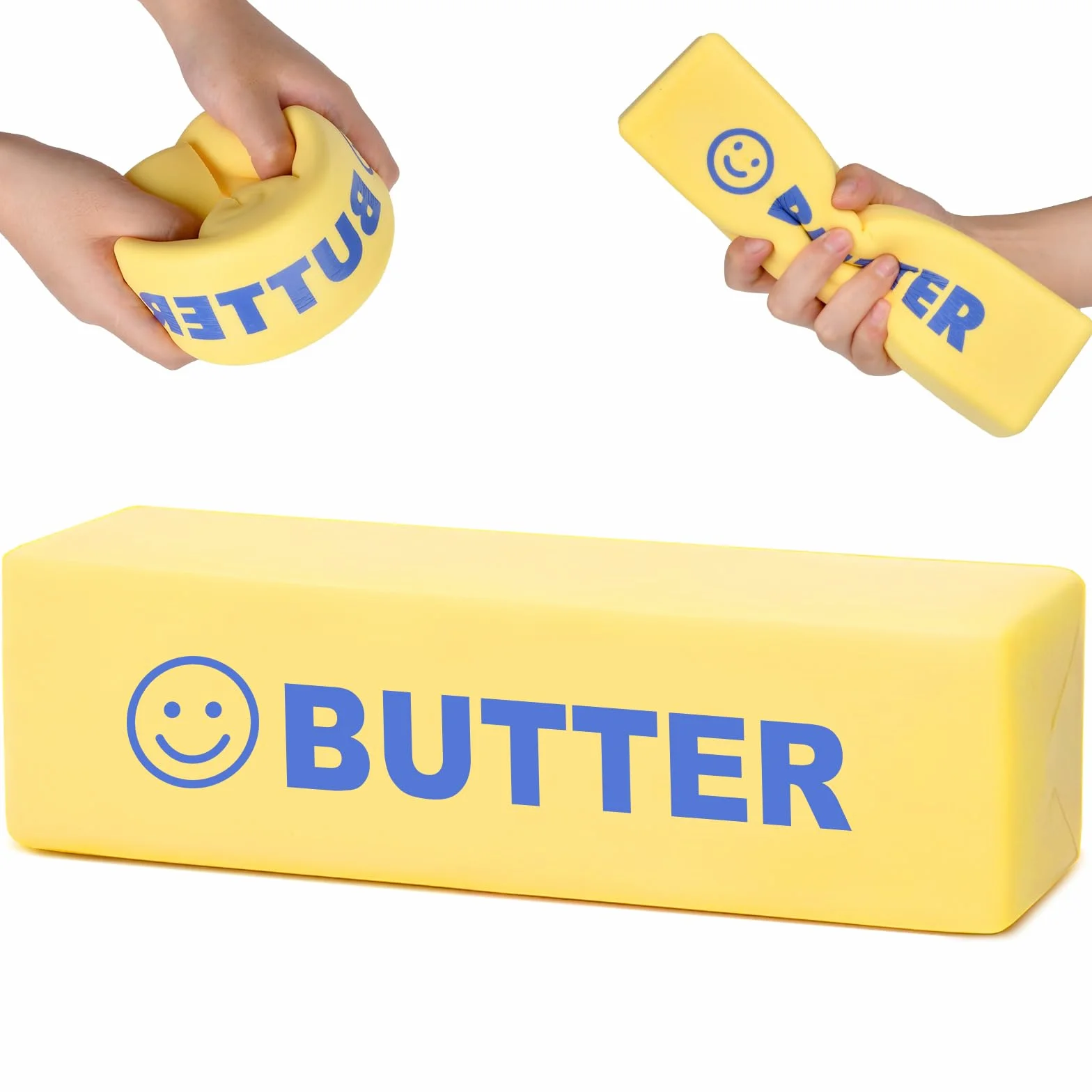 Giant Butter Squishy XXL - piłka antystresowa, zabawka sensoryczna, antystresowa dla dzieci i dorosłych, ADHD autyzm, pomysł na prezent (B)