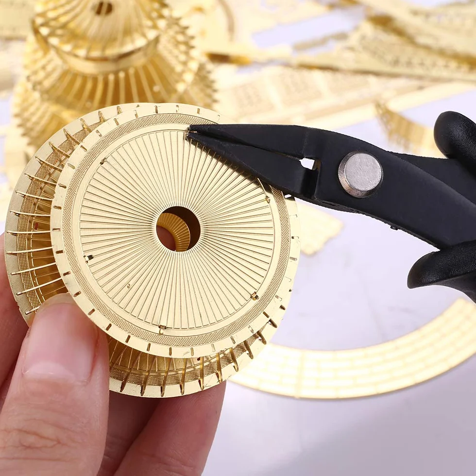 Piececool Zestaw Narzędzi Puzzle 3D dla Dorosłych - Metalowe Puzzle, 2 Szt. - Modelowy Zestaw do Samodzielnego Wykonania