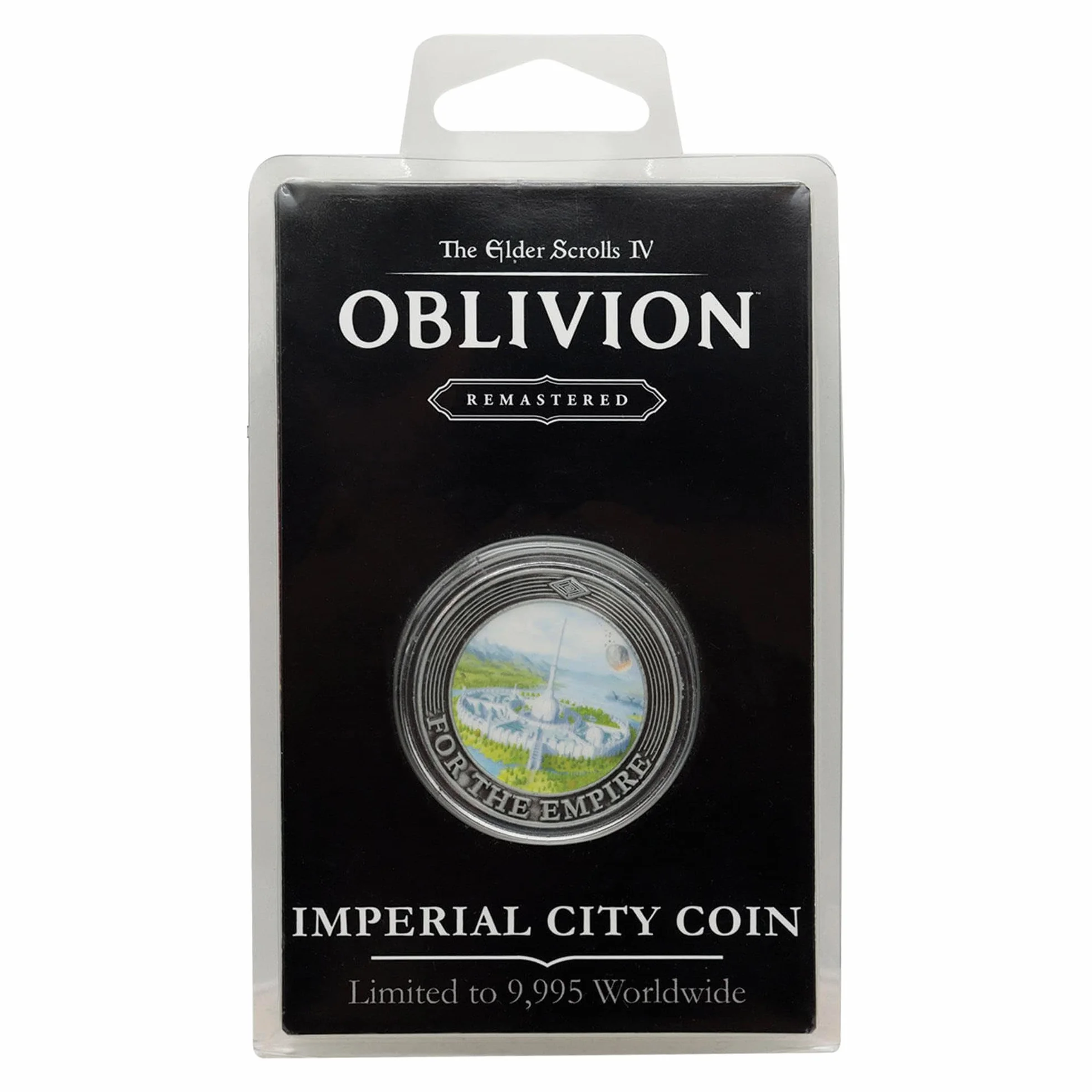FaNaTtik The Elder Scrolls IV: Oblivion Imperial City Coin - oficjalnie licencjonowana limitowana edycja kolekcjonerska - indywidualnie numerowana - średnica 38 mm