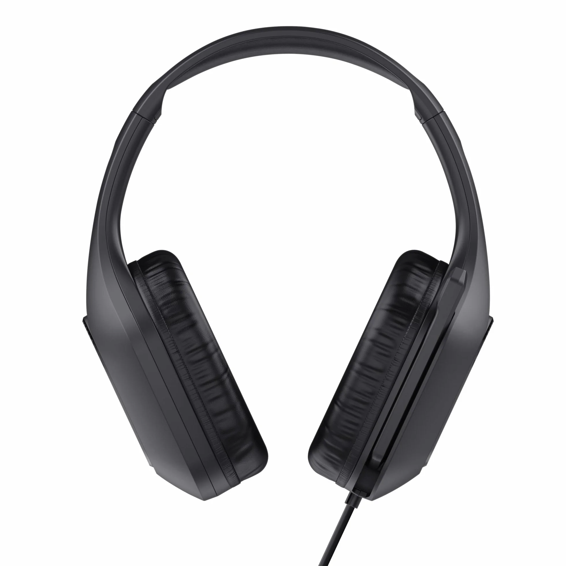 Trust GXT 418 Rayne Lekkie Słuchawki Gamingowe PC Xbox PS5 PS4 Switch Smartfon, Jack Audio 3.5mm, Kabel 2m, Przetworniki 50mm, Odchylany Mikrofon, Headset Przewodowy do Komputera i Konsoli, Czarny