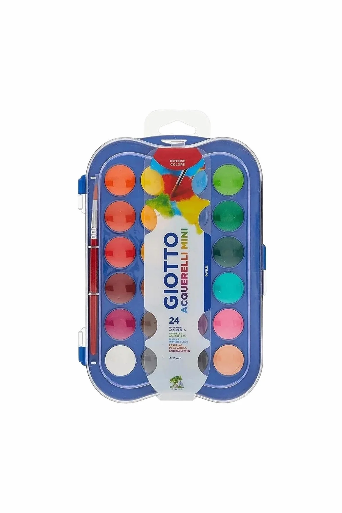 Giotto Pudełko 24 akwarele mini