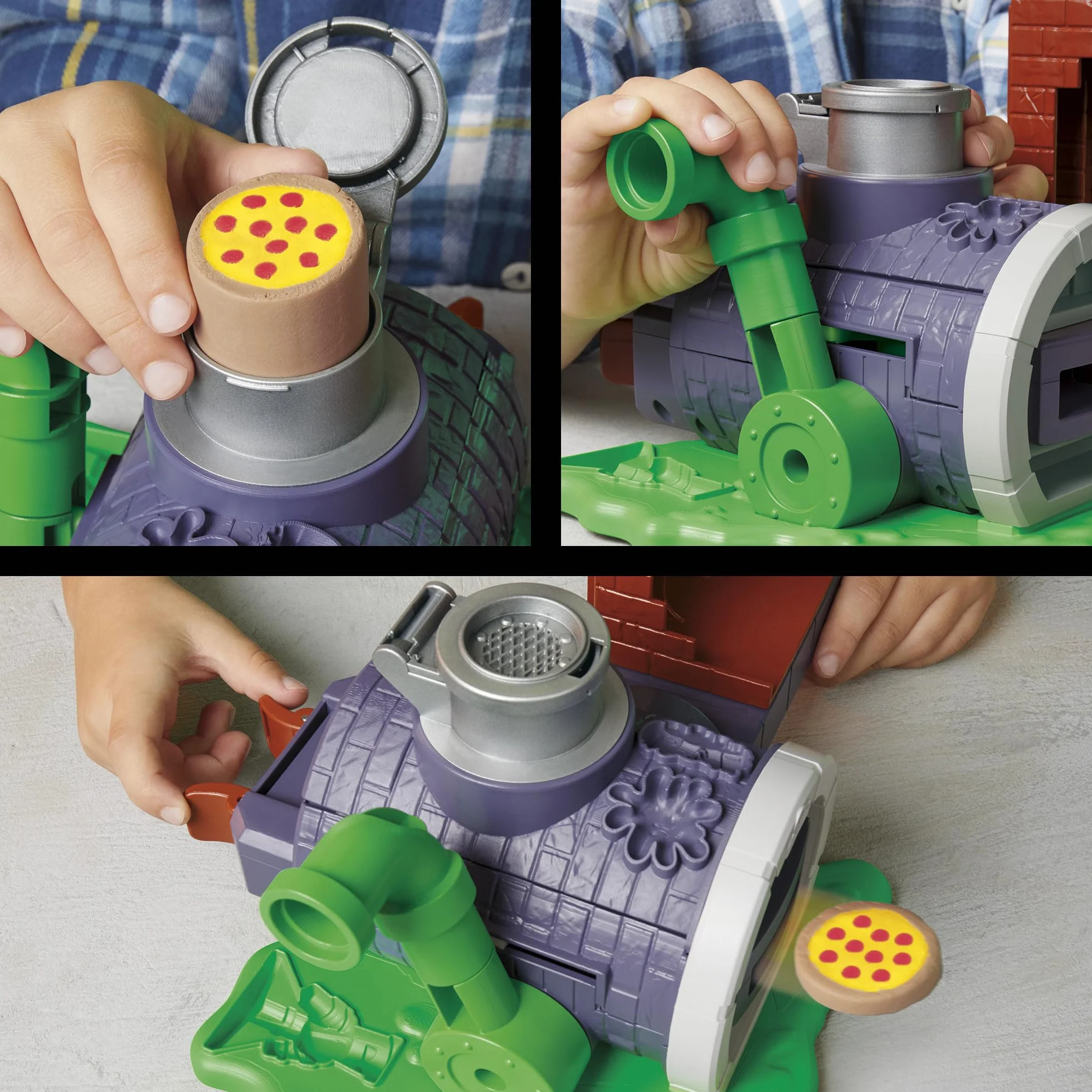 Zestaw do zabawy Play-Doh Wojownicze Żółwie Ninja Slice & Blast Pizza