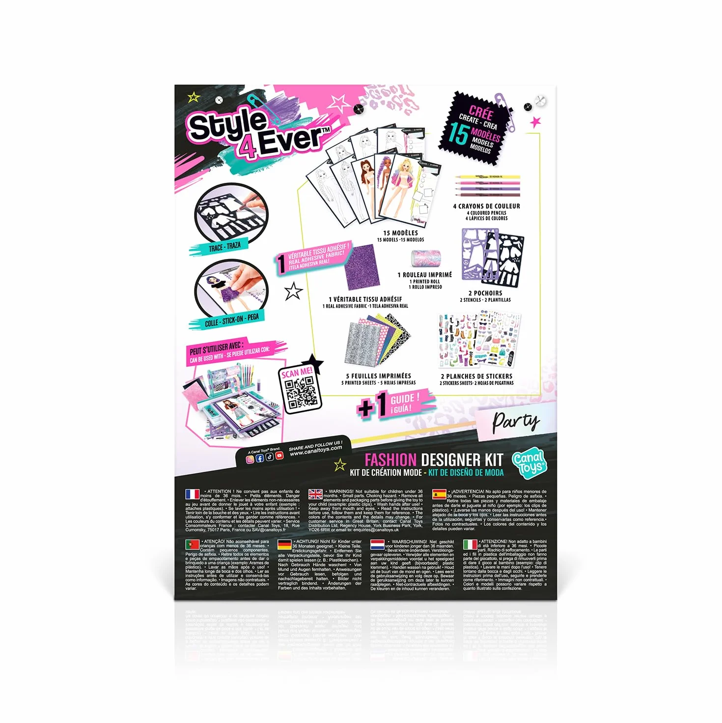 Canal Toys - Styl dla każdego projektanta-zestaw mody 284-zabawki kanałowe, OFG 284