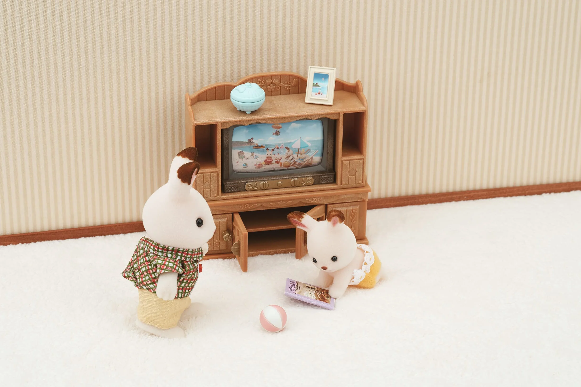 Sylvanian Families Wiejski Salon Zestaw do Zabawy, Wielokolorowy, od 3 lat