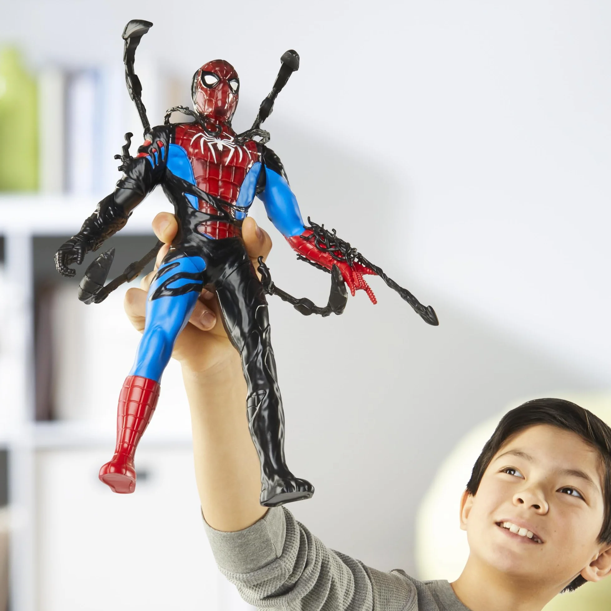 Figurka Spider-Man Liquid Shifter z kolekcji Marvel Spider-Man VenomVersus z dodatkami