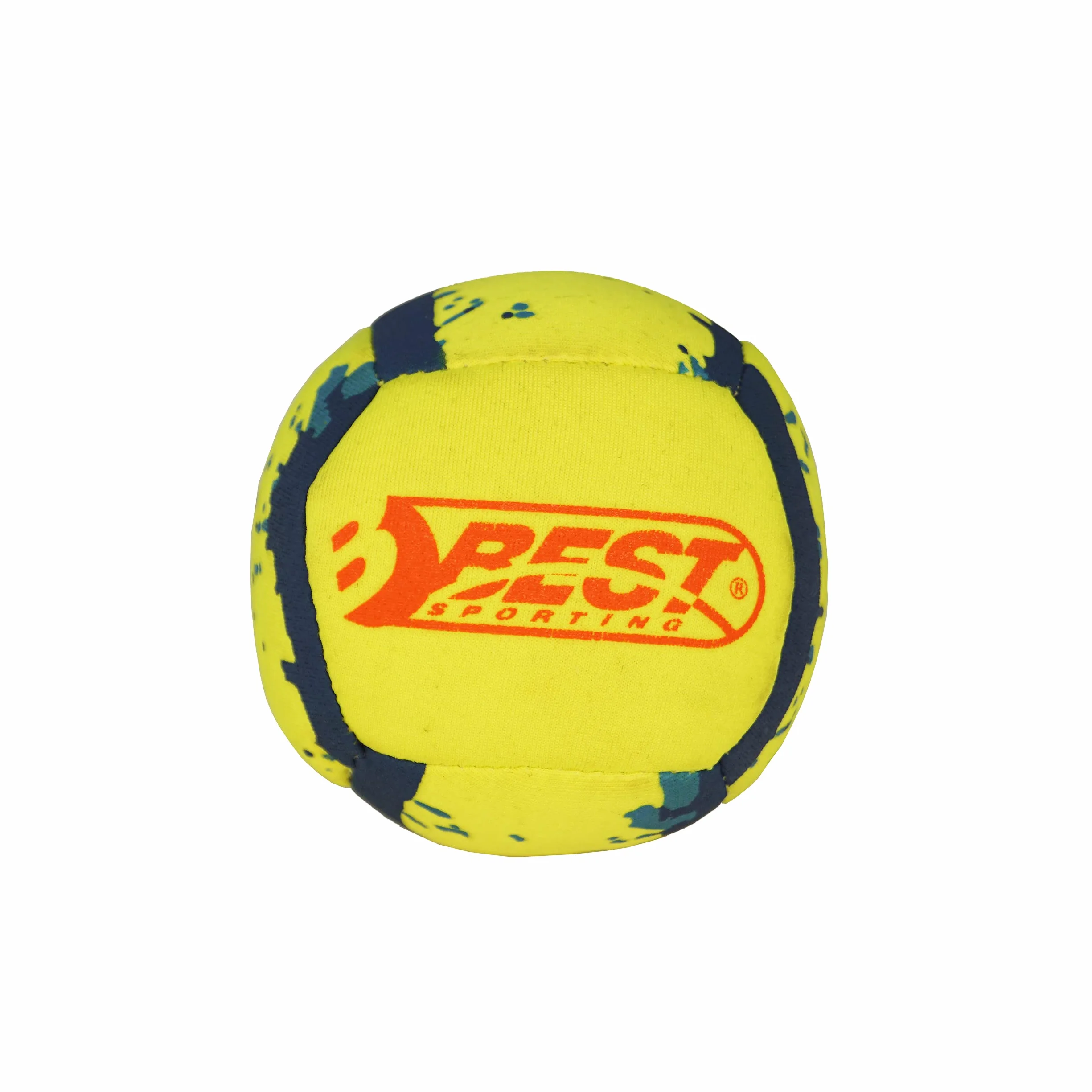 BEST SPORTING Neopren mini piłka nożna, żółta (żółto-niebieska)