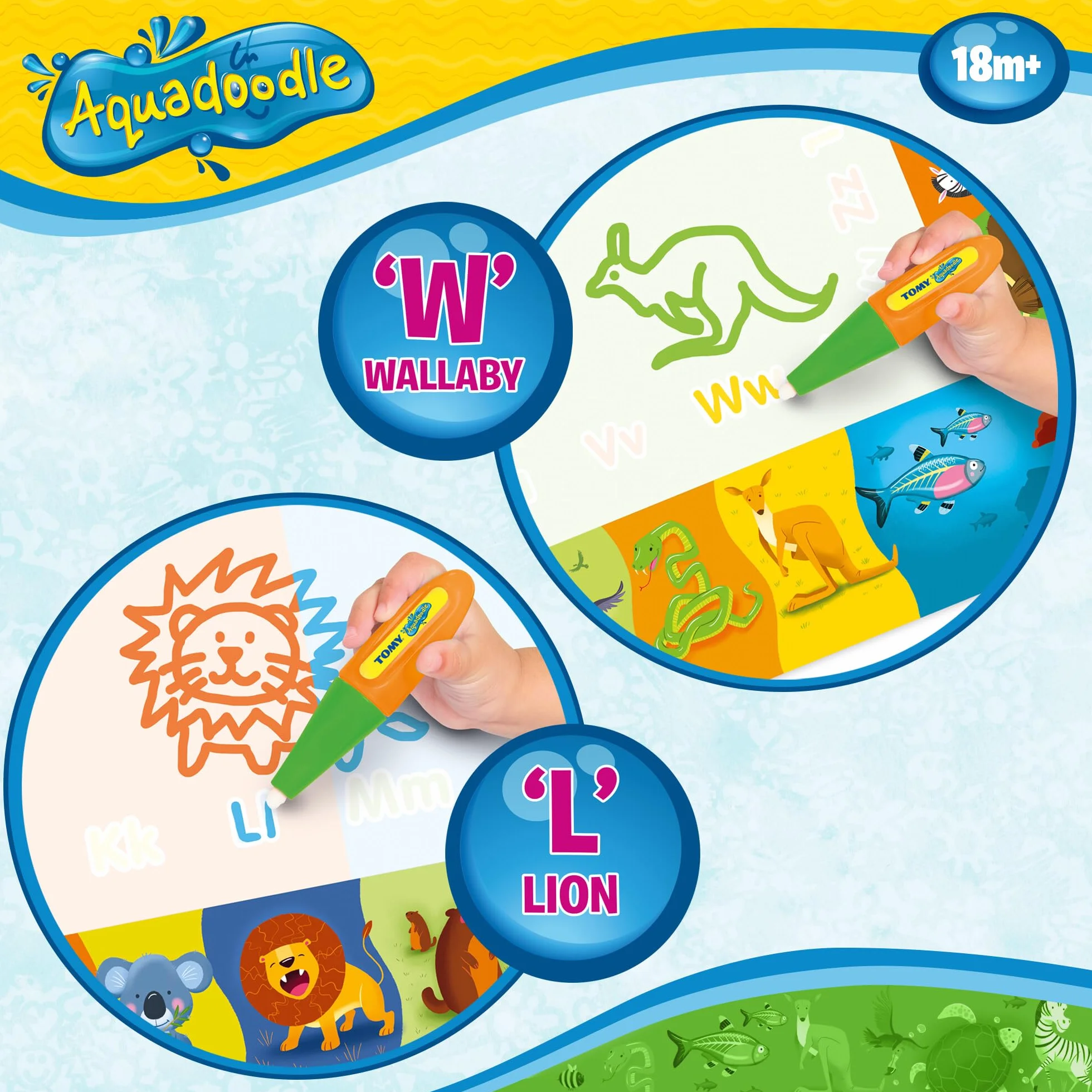 Aquadoodle T72370 Blok, Wielokolorowy