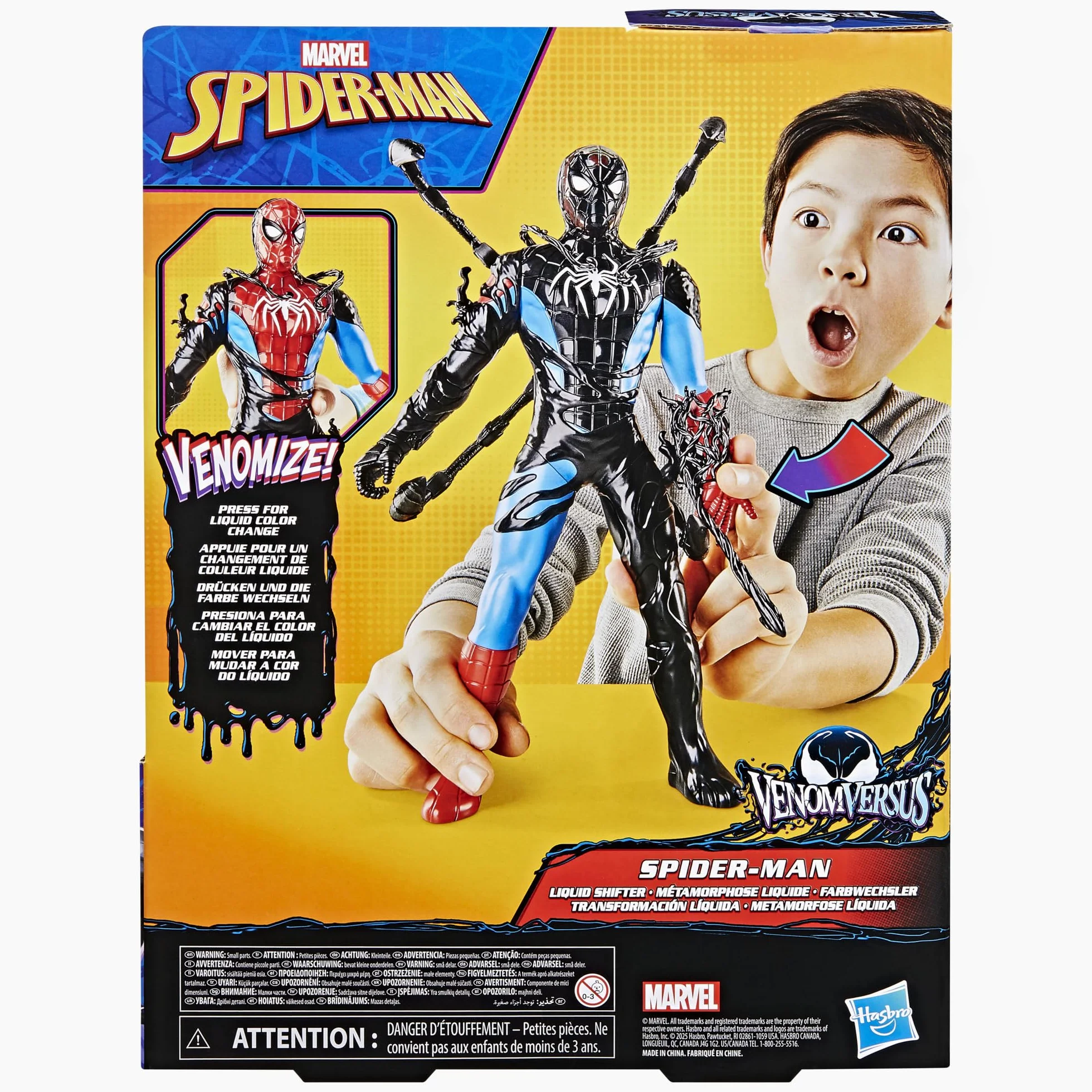 Figurka Spider-Man Liquid Shifter z kolekcji Marvel Spider-Man VenomVersus z dodatkami