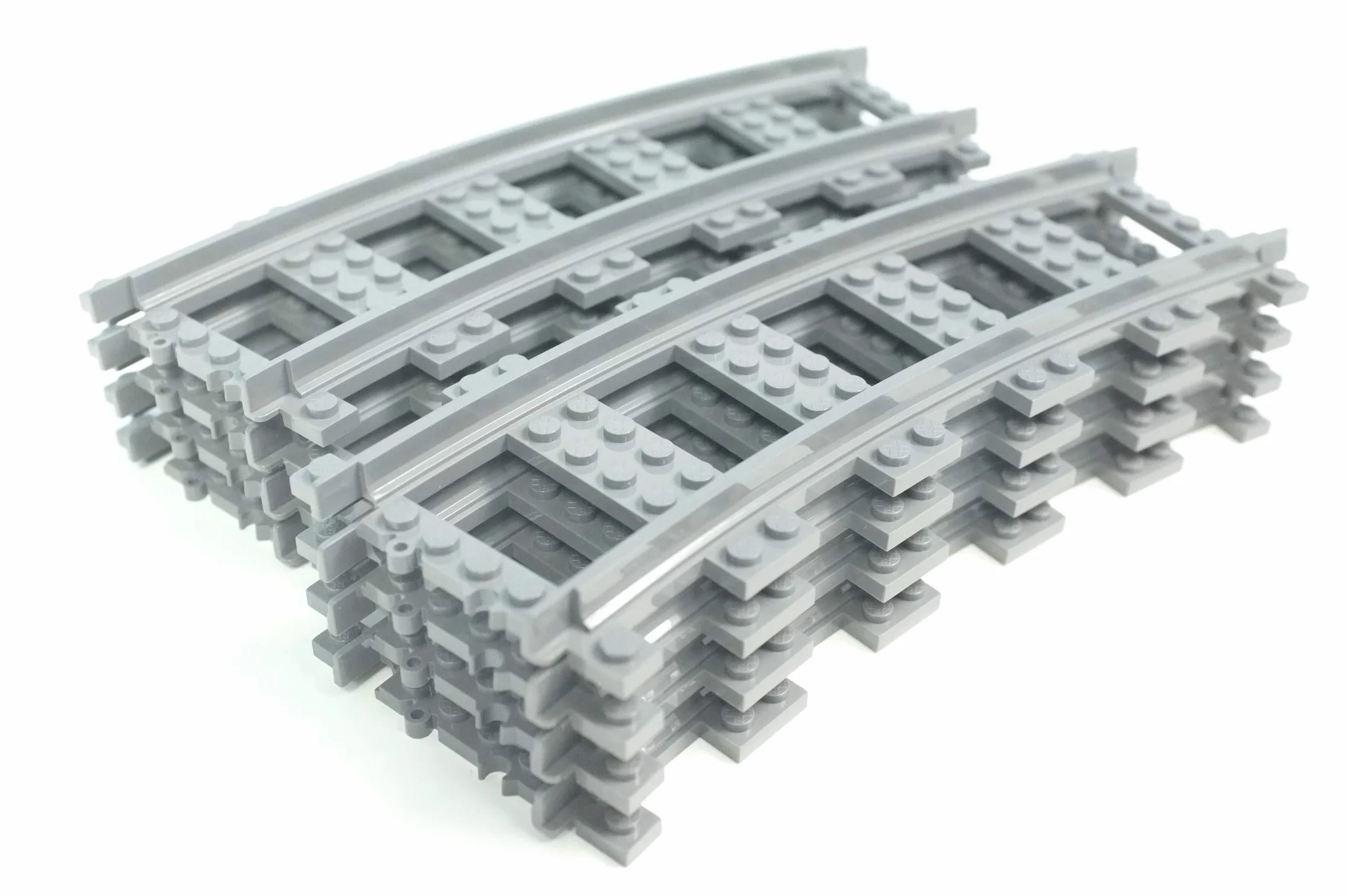 Zakrzywione szyny R56 kompatybilne z zestawami pociągów Lego City 60197 60198 10277 60205 60238 60337