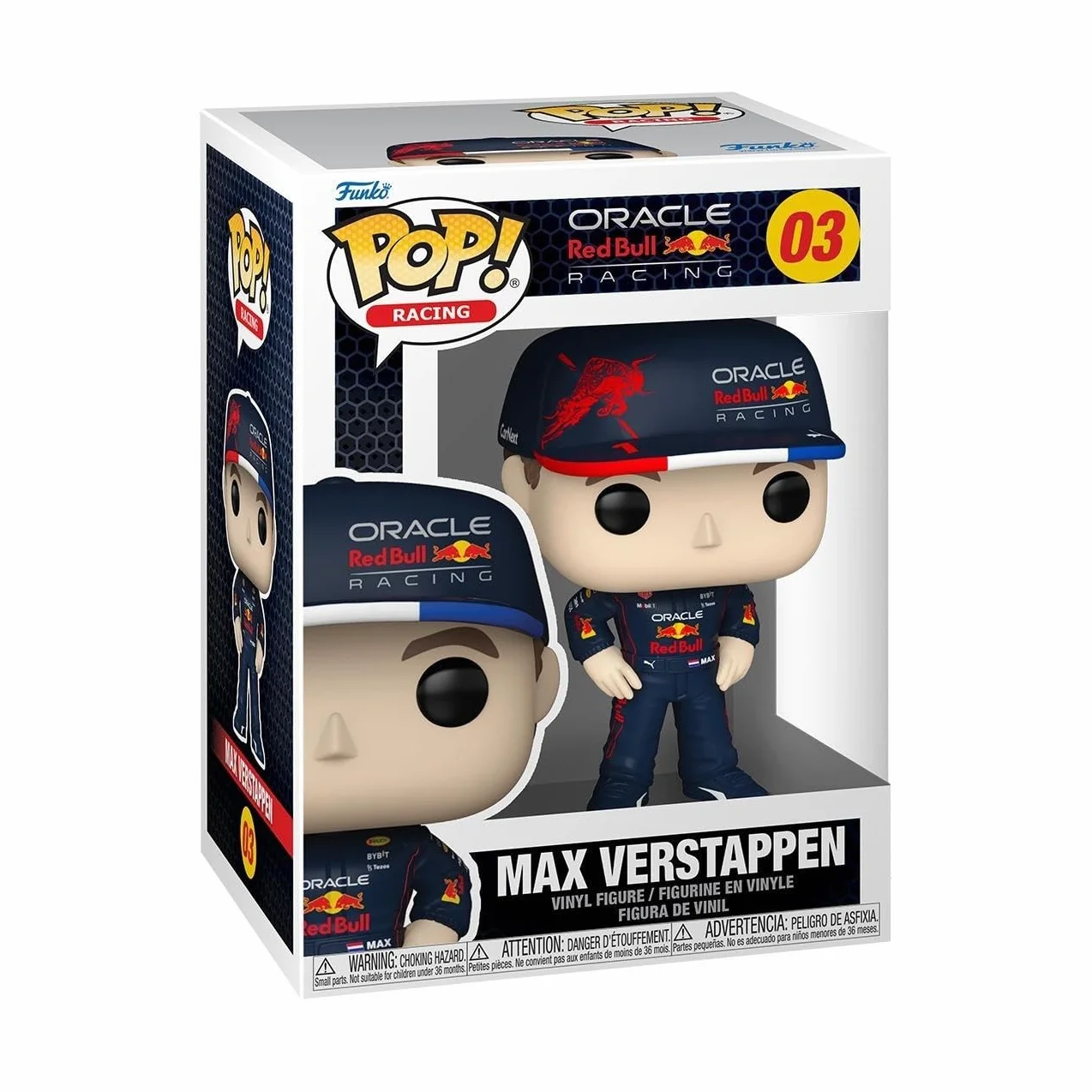 Funko POP! Vinyl: Formuła 1 - Max Verstappen - Red Bull F1 - kolekcjonerska figurka winylowa - pomysł na prezent - oficjalny towar - zabawki dla dzieci i dorosłych - fani sportu