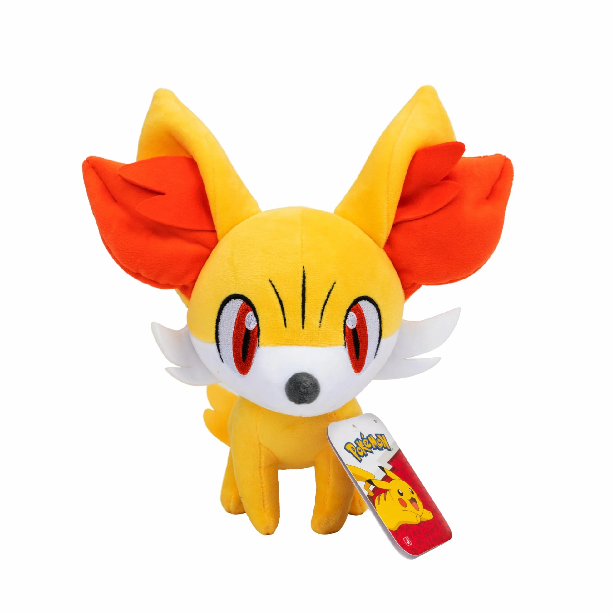 Pokémon Plush 20 cm PKW4587 Fennekin - Yellow/Orange - Official Pokemon stuffed collectible toy for children 2+