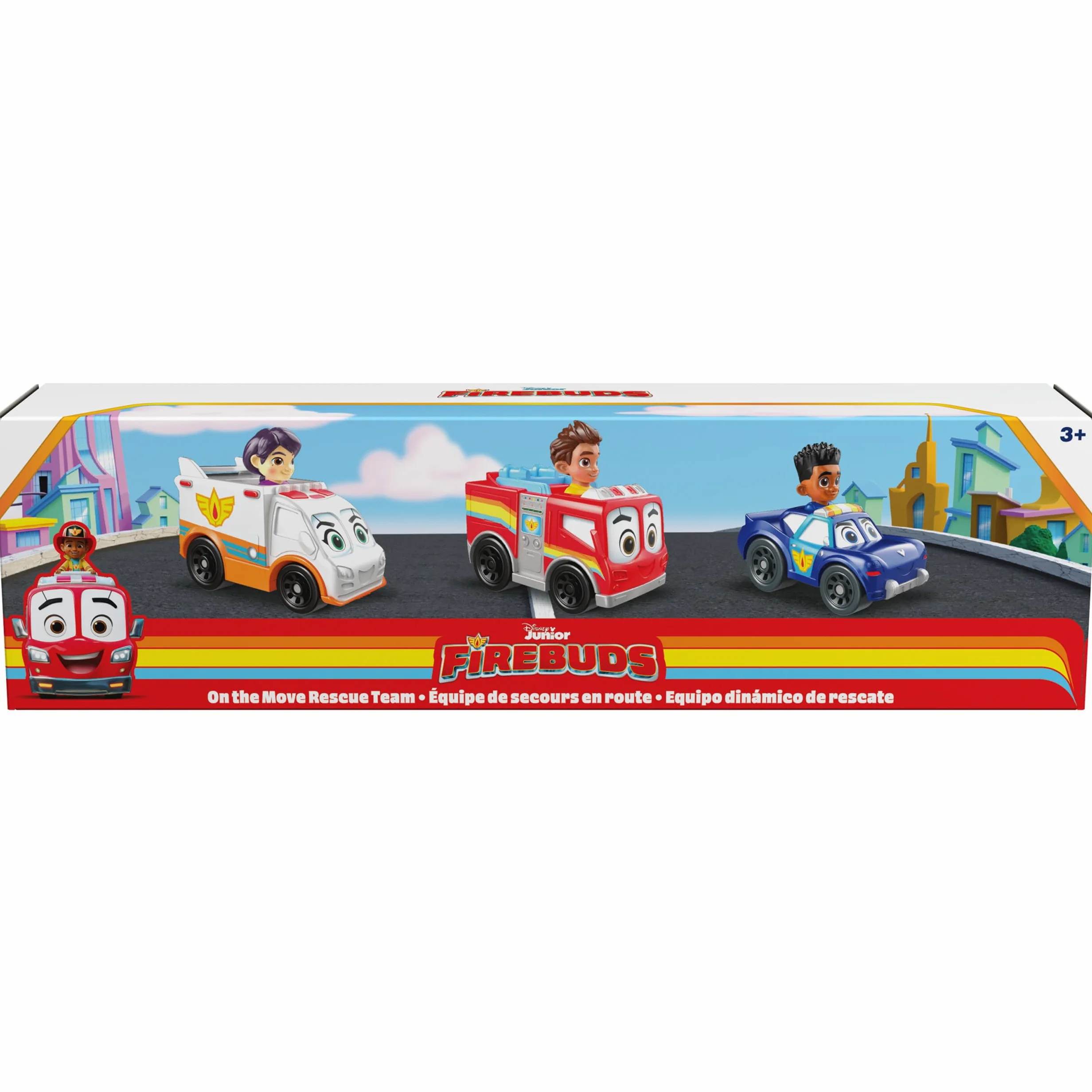 Disney Junior Firebuds Diecast 3PK, 6066310, Wielokolorowy