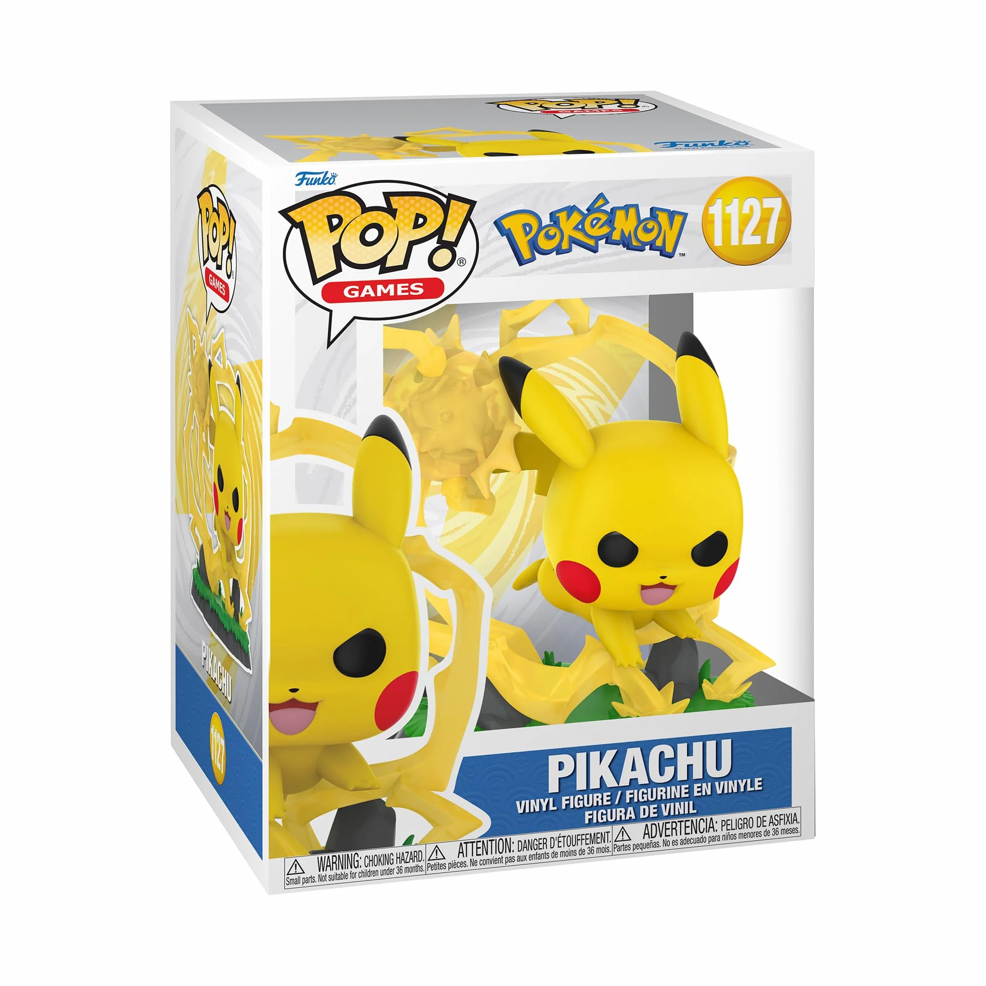 Funko Pop! Premium: Pokemon - Pikachu - Kolekcjonerska Figurka Winylowa - Pomysł na Prezent - Oficjalny Towar - Zabawki dla dzieci i Dorosłych - Fani Gier Wideo - Model Figurka dla kolekcjonerów i