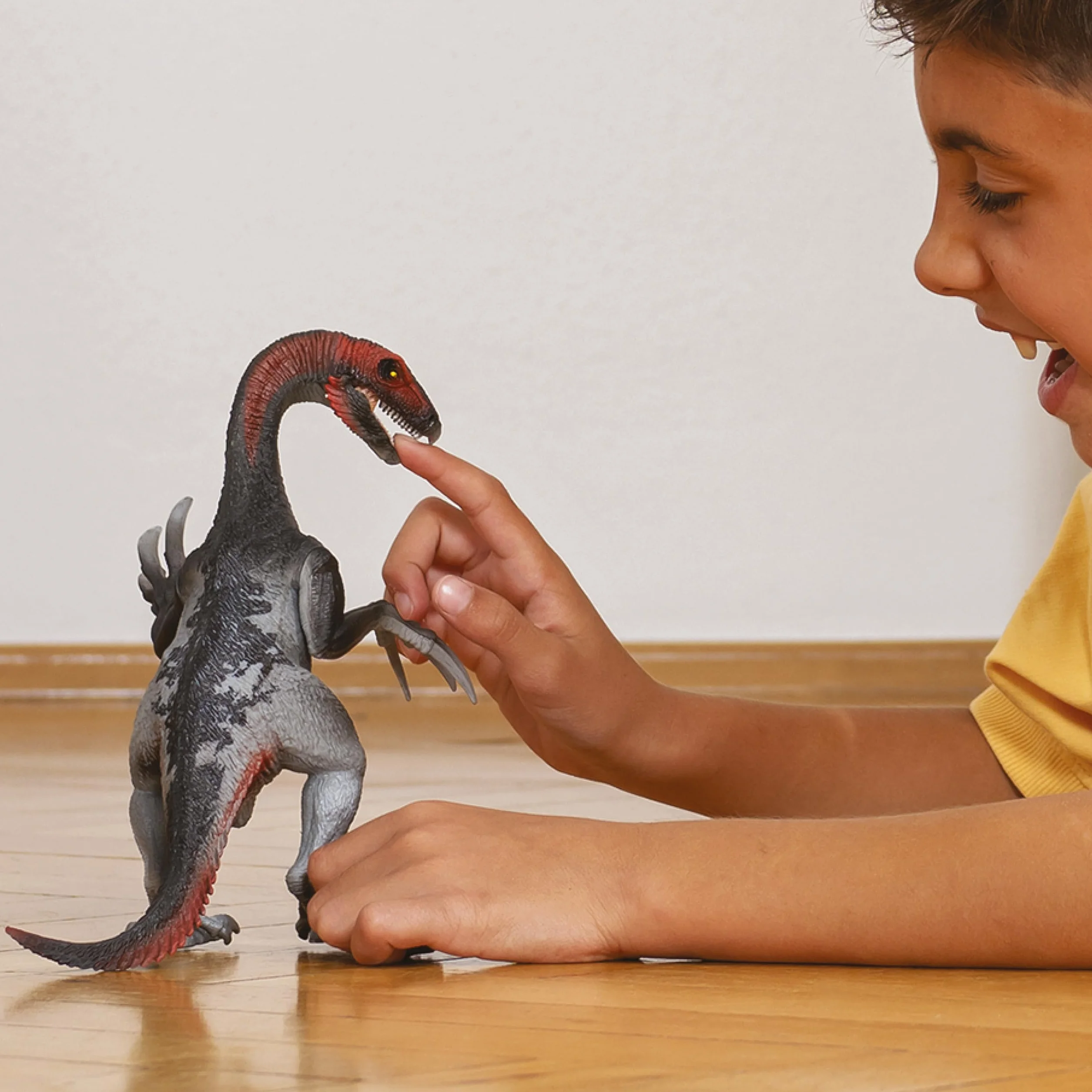 schleich DINOSAURS | Therizinozaur 15003 | Szczegółowa figurka dinozaura z ruchomą szczęką i łapami | Prezent dla dzieci | Od 3 lat | 20 × 14 × 20 cm