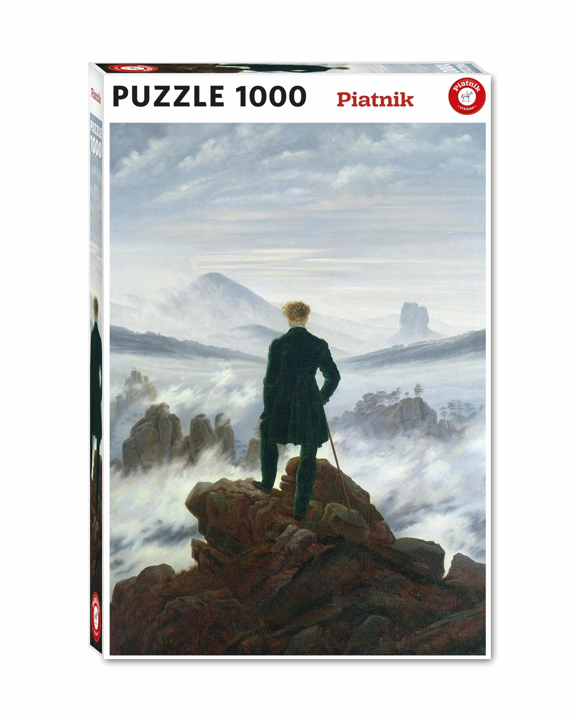 Friedrich - Wanderer über dem Nebelmeer - 1000 Teile Puzzle