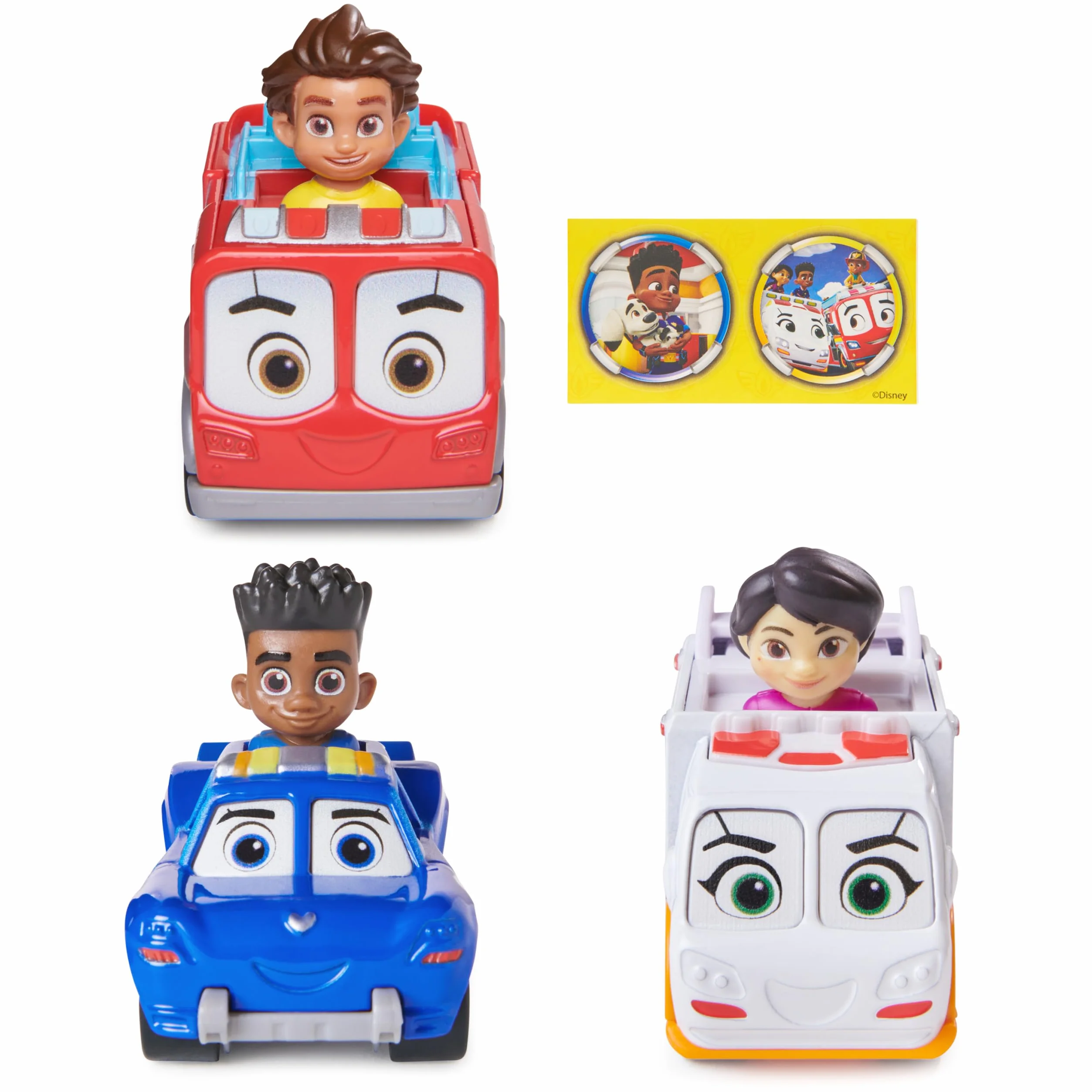 Disney Junior Firebuds Diecast 3PK, 6066310, Wielokolorowy