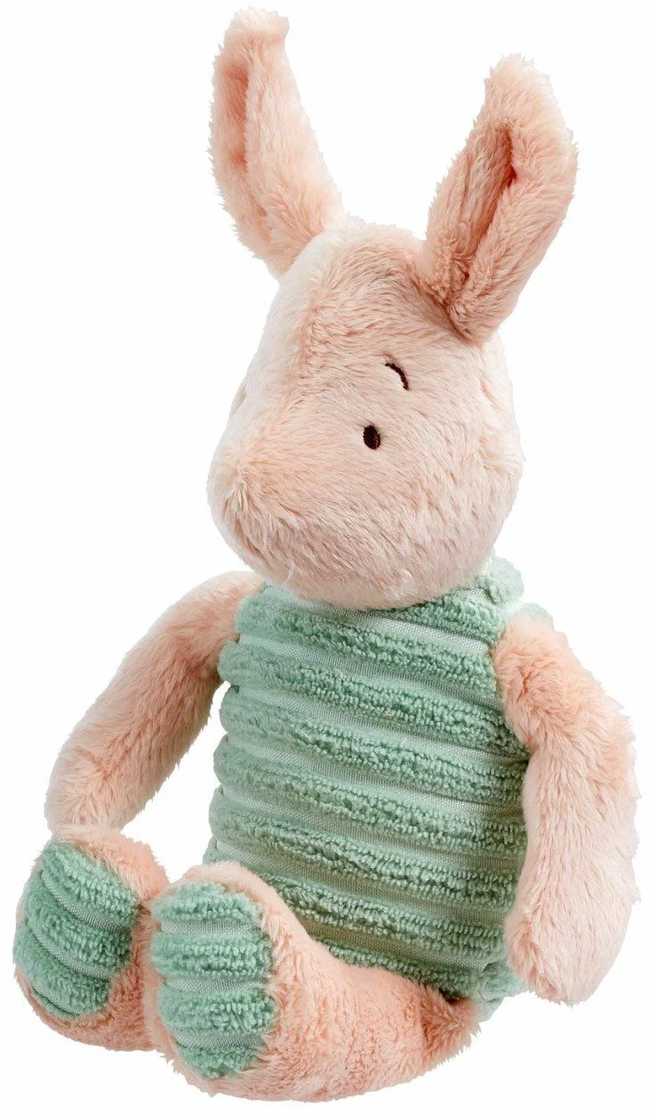 Official Disney Classic Winnie the Pooh & Friends Piglet - Soft Plush - Baby Gifts - Teddy Bear - Soft Toy by Rainbow Designs