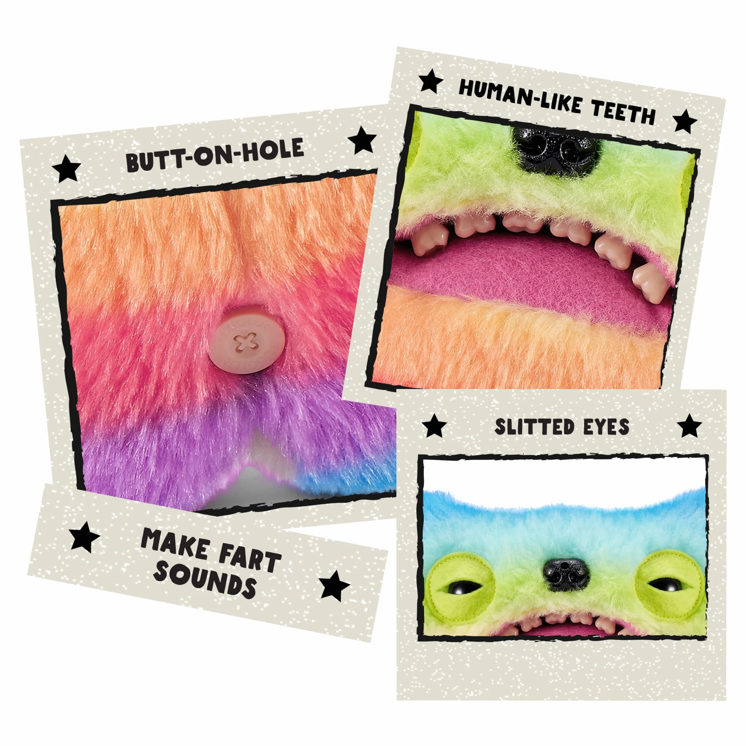 FUGGLER -Fart Face 23 cm-ZURU Series 1 plusz (szerokooki dziwak - Multi)