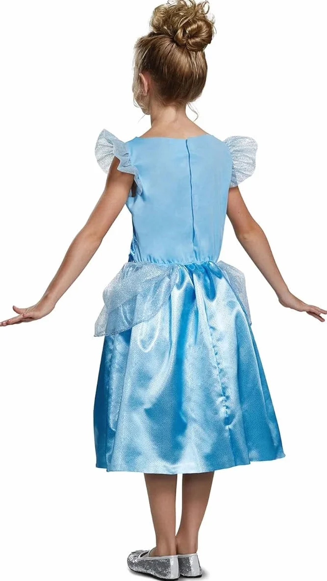 Disney Official Classic - Kostium Kopciuszek Dziewczyna, Sukienka Księżniczka, Karnawał Dziewczynka