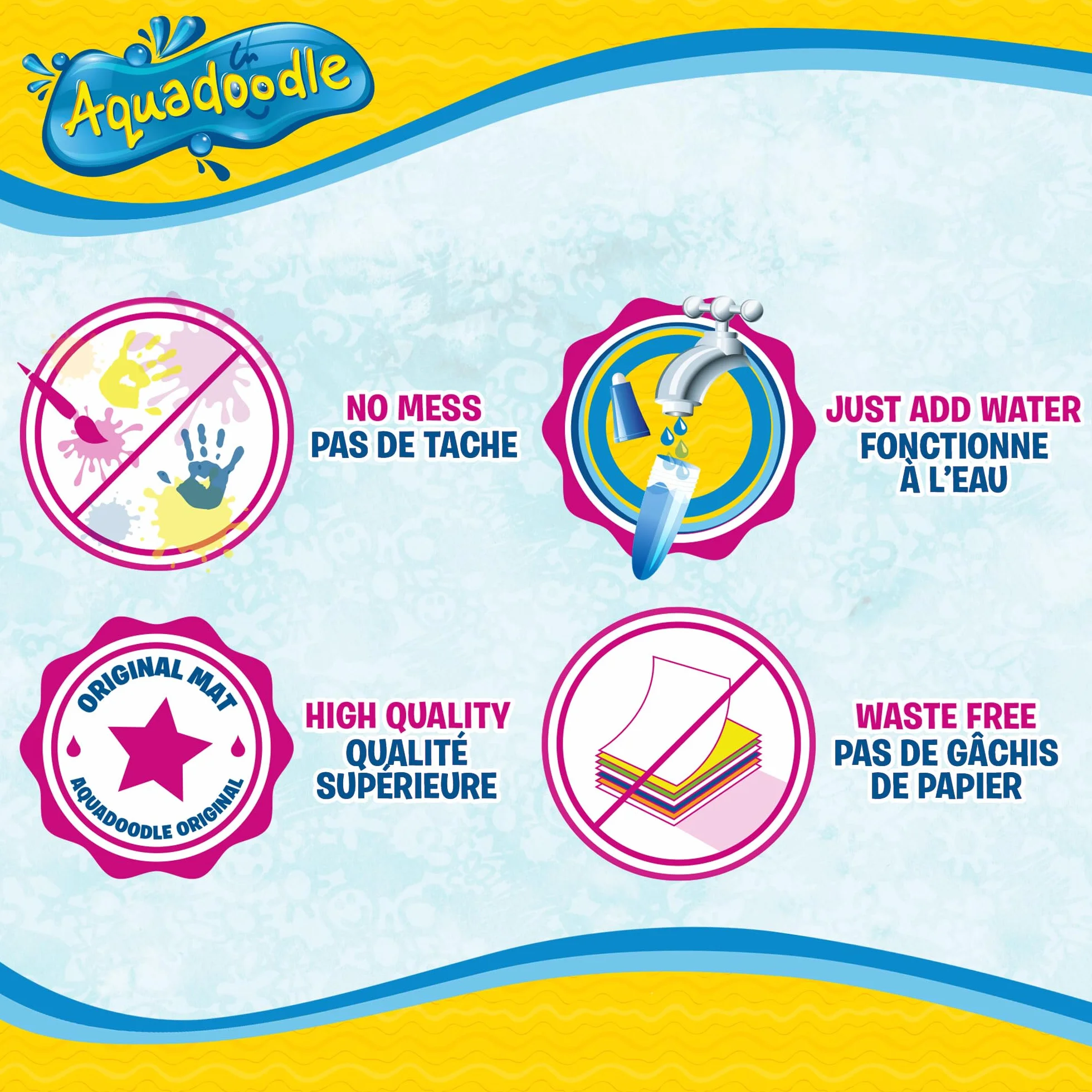 Aquadoodle T72370 Blok, Wielokolorowy