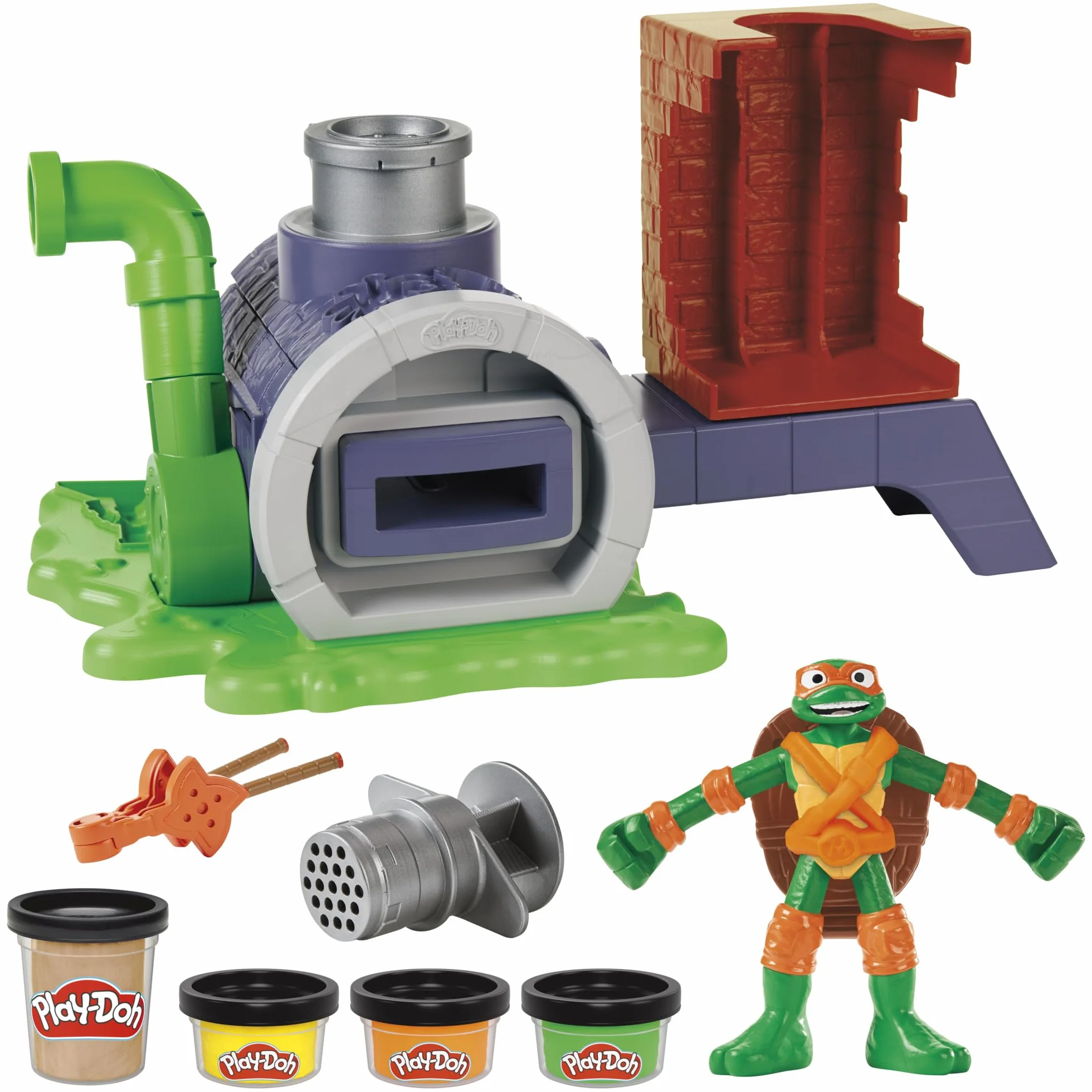 Zestaw do zabawy Play-Doh Wojownicze Żółwie Ninja Slice & Blast Pizza