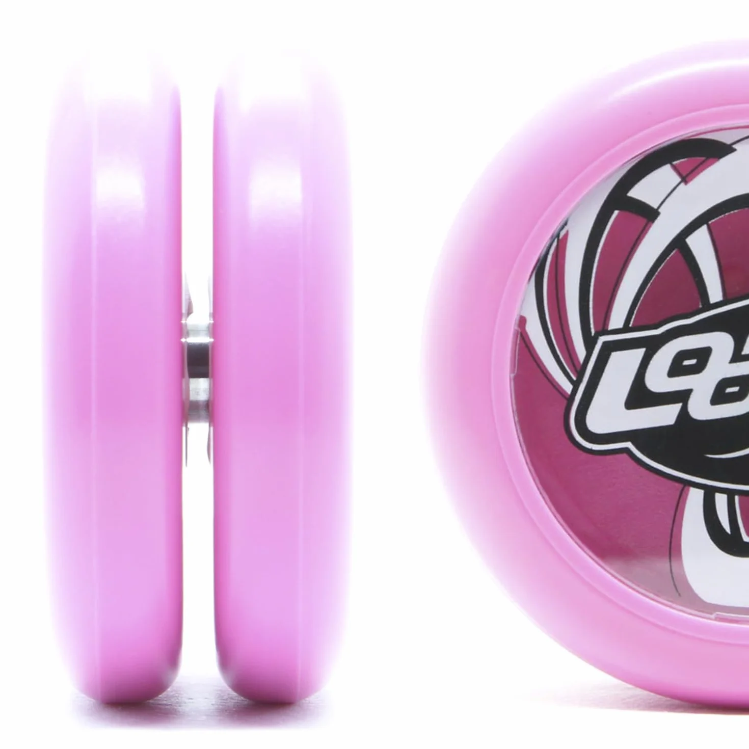 YOYO FACTORY LOOP 360 Yo-Yo z łożyskiem kulkowym i sznurkiem - różowe