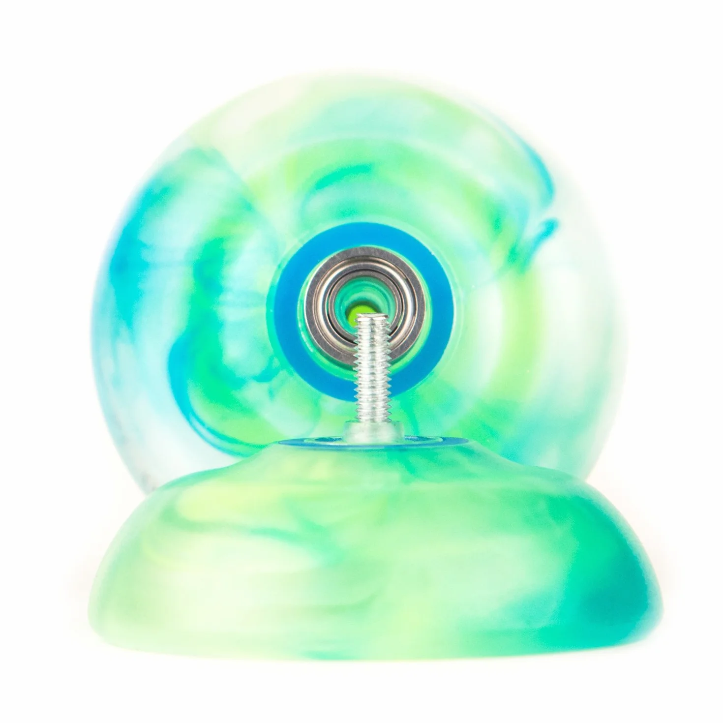 YoyoFactory Replay Pro Yo-Yo z łożyskiem kulkowym i sznurkiem - zielony (nowoczesny joyo, sznur i końcówki w zestawie) - Model mistrza świata
