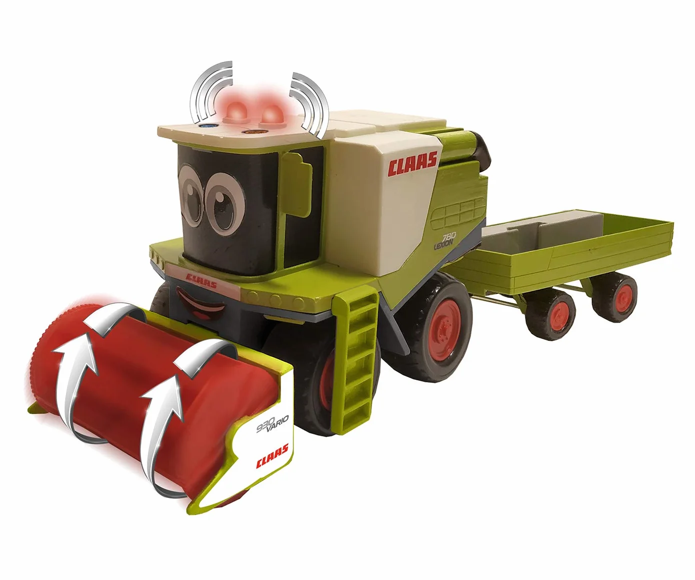 Happy People L&S 34542 CLAAS KIDS Lexion 780 kombajn zbożowy + hak tnący - ze światłem i dźwiękiem
