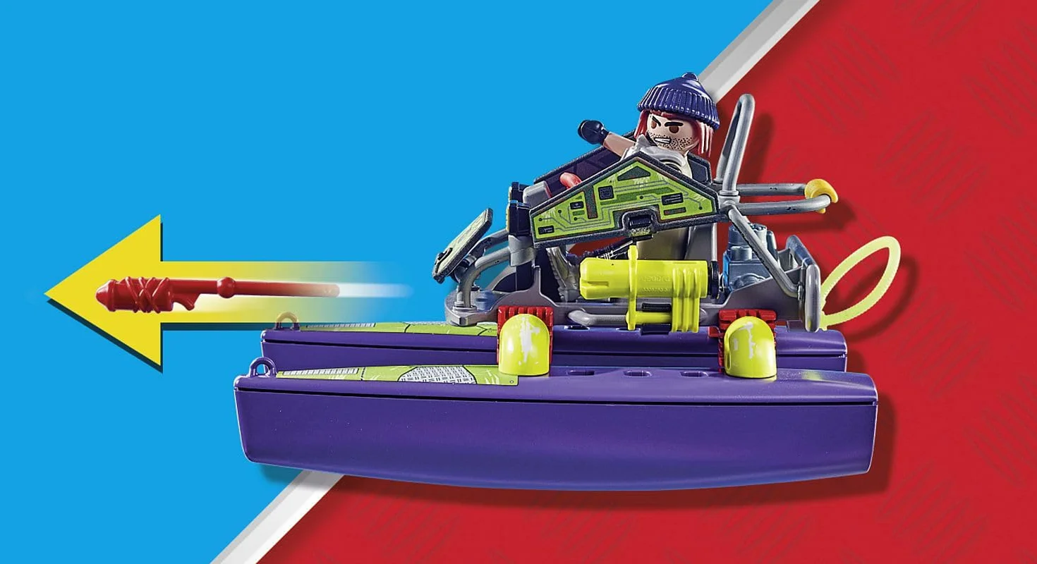 PLAYMOBIL City Action 71147 Quad terenowy jednostki specjalnej z możliwością przekształcenia w motorówke, od 5 lat