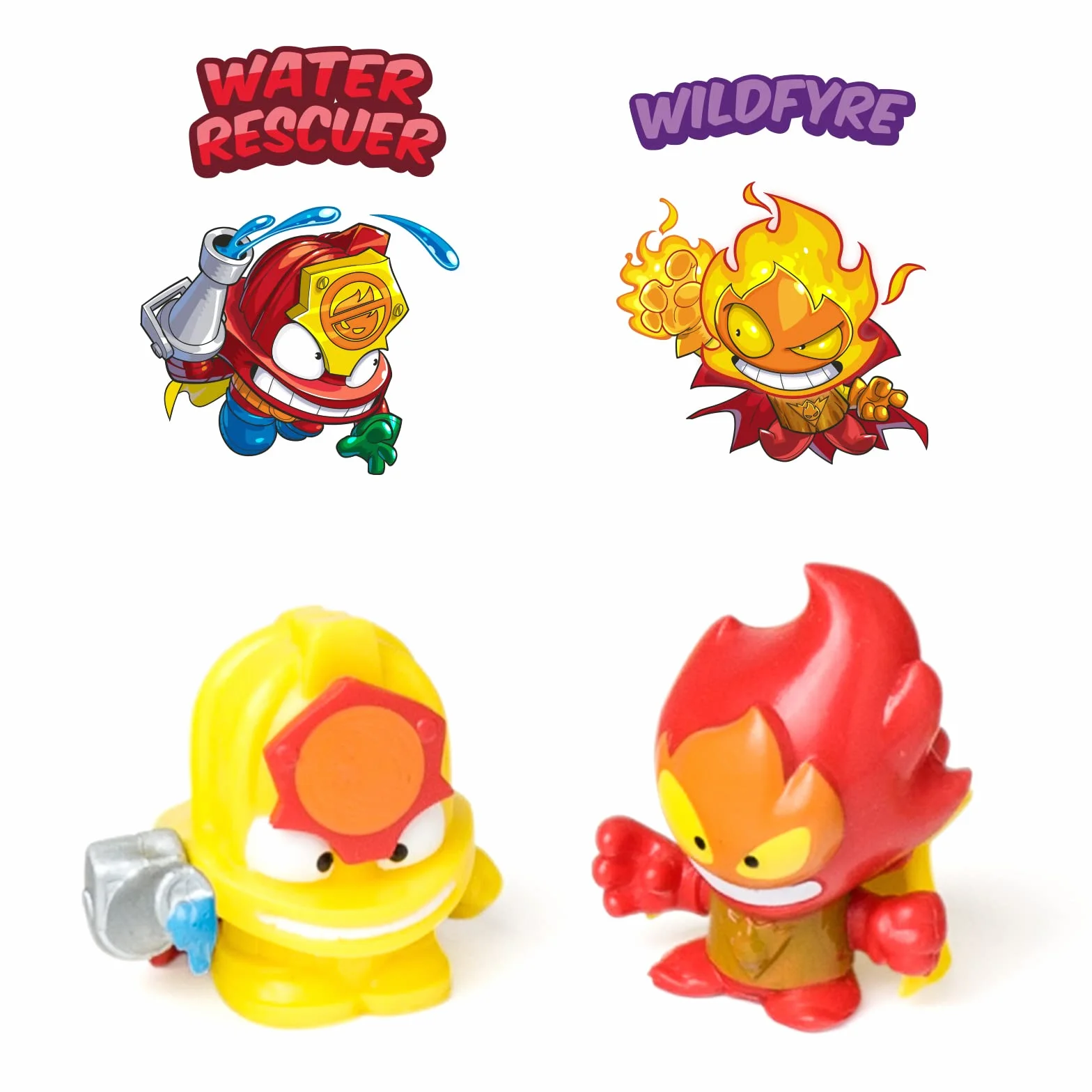 SUPERTHINGS RIVALS OF KABOOM SuperZings - Seria 5 - Blister Mission Fire Strike (PSZSB216IN50), zawiera 2 figurki i 2 pojazdy